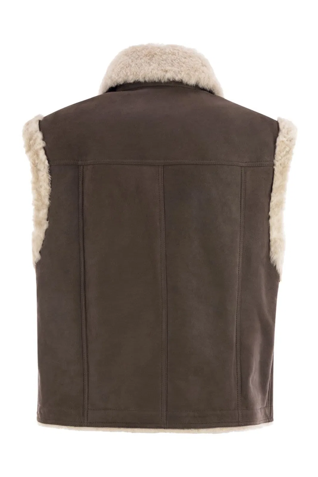 Brunello Cucinelli Sleeveless Shearling Outerwear