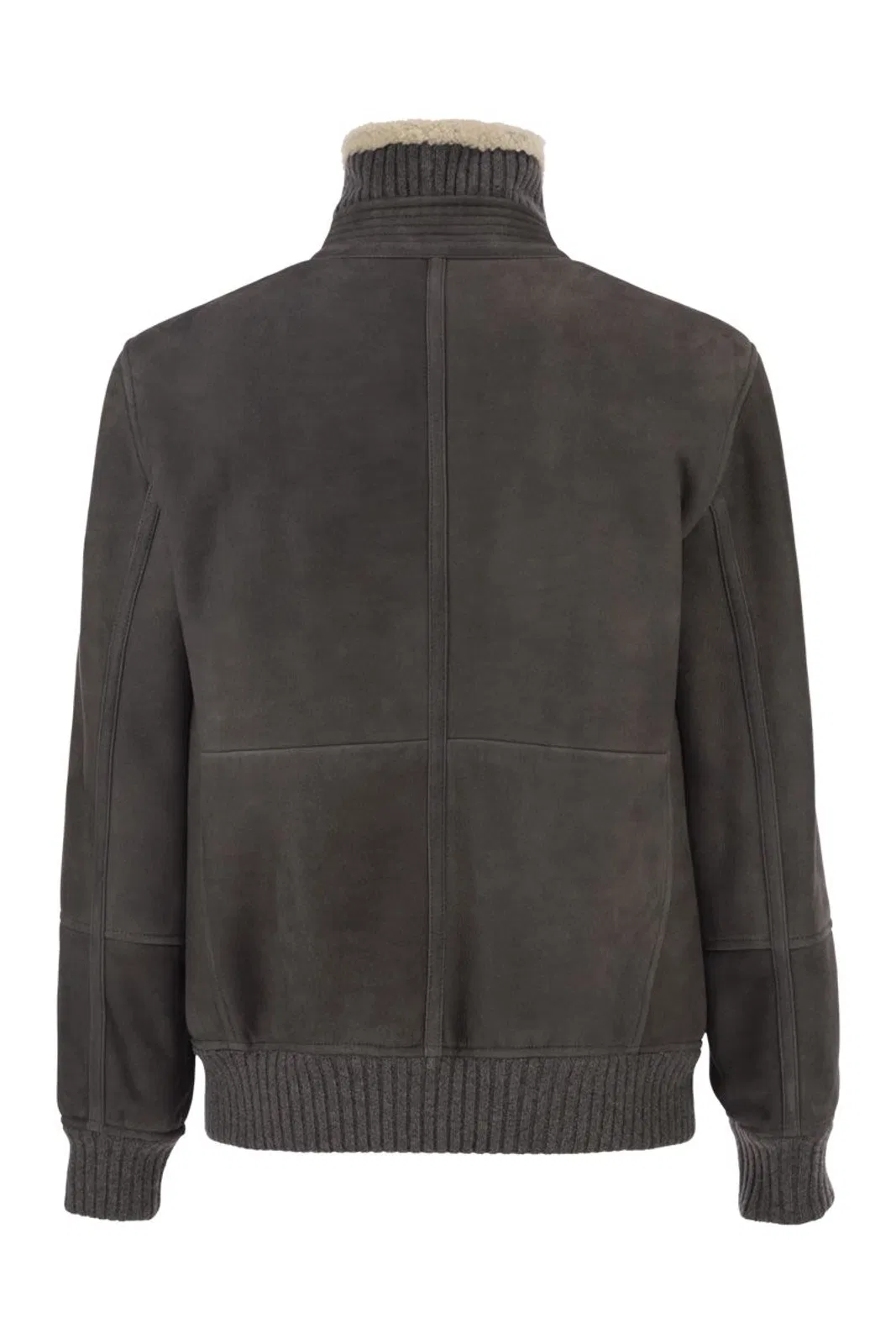 Brunello Cucinelli Shearling Aviator Jacket With Cashmere K