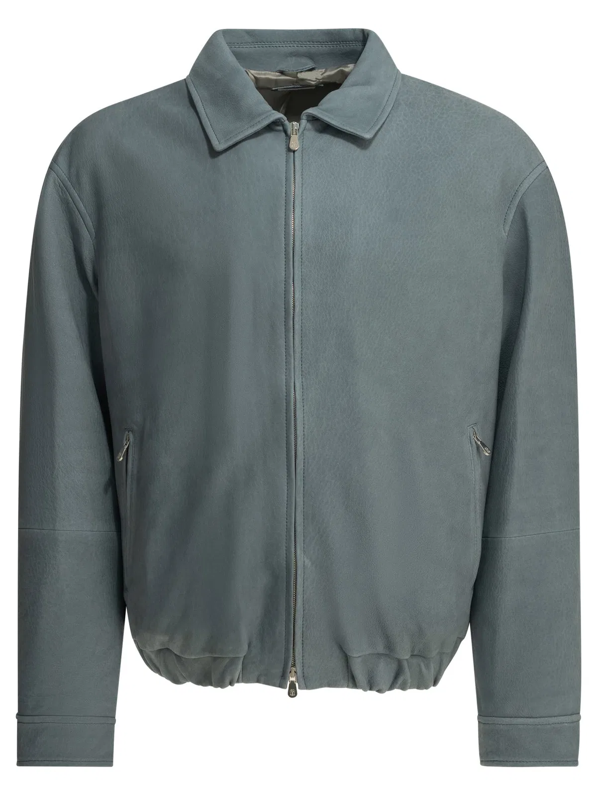 Brunello Cucinelli Nubuck Leather Jacket