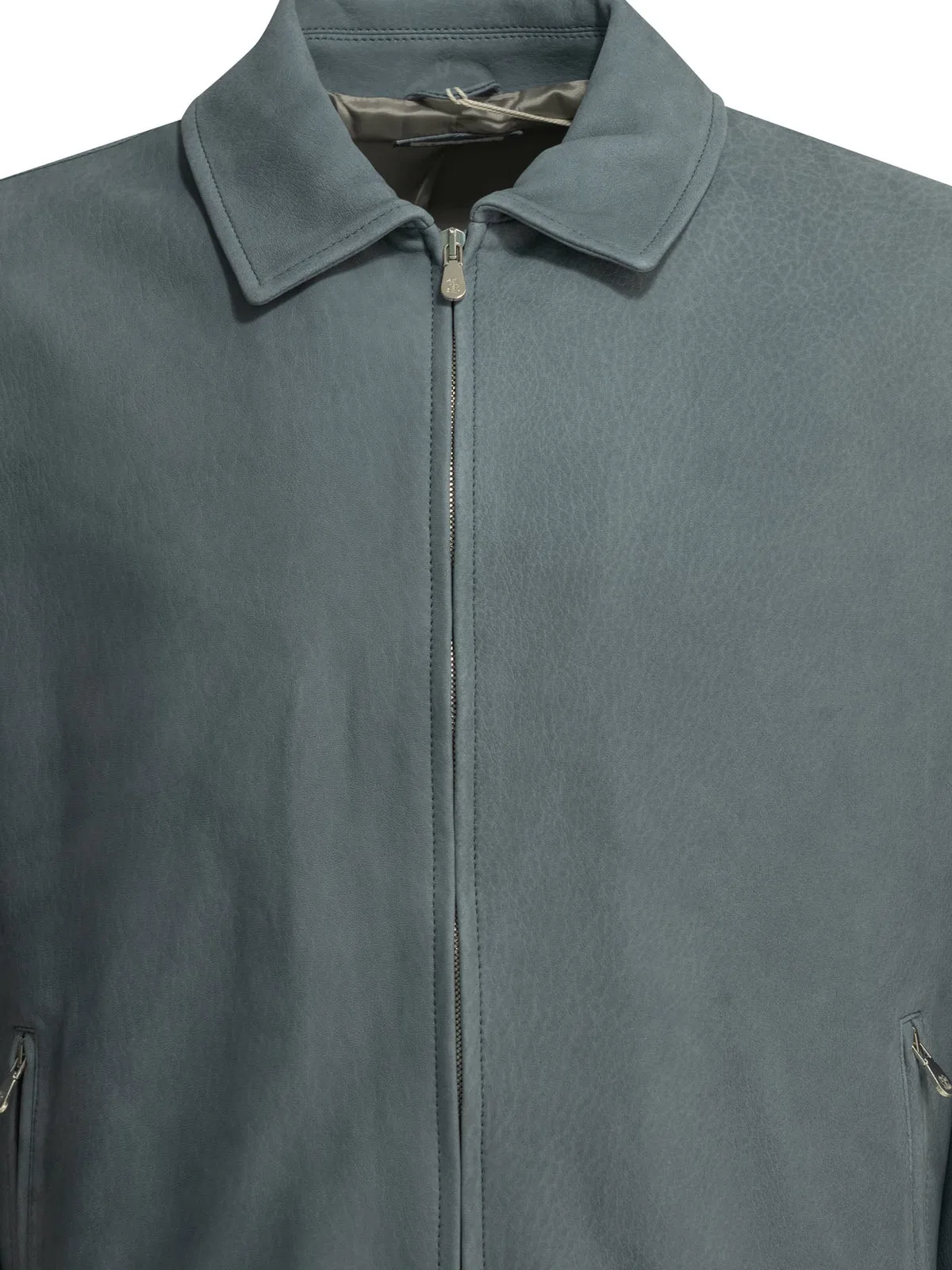 Brunello Cucinelli Nubuck Leather Jacket