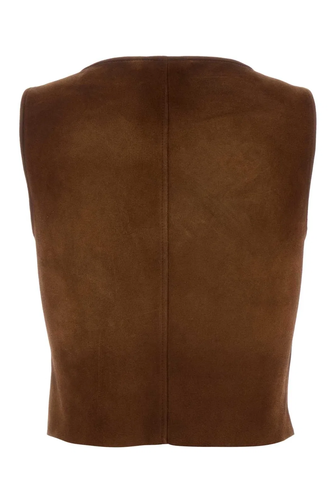 Miu Miu Brown Suede Top