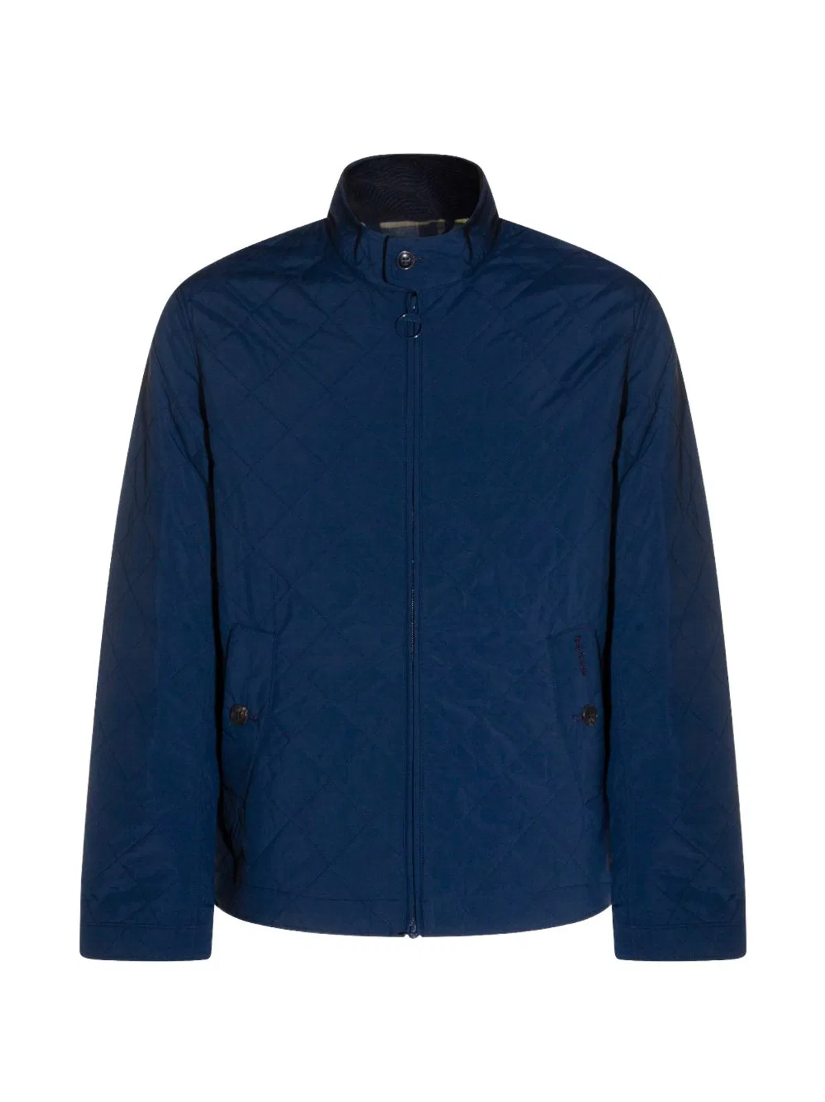 Barbour Navy Blue Cotton Blend Jacket