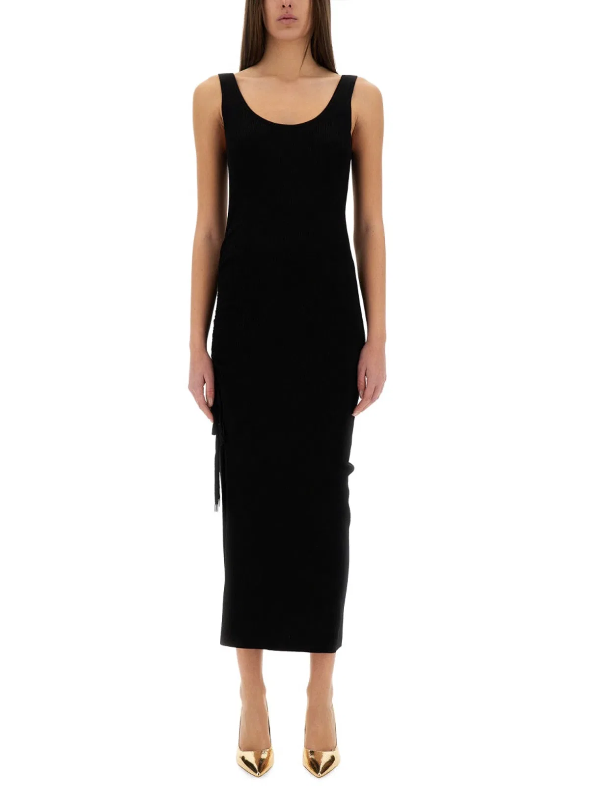 Michael Michael Kors Stretch Wool Blend Camisole Dress