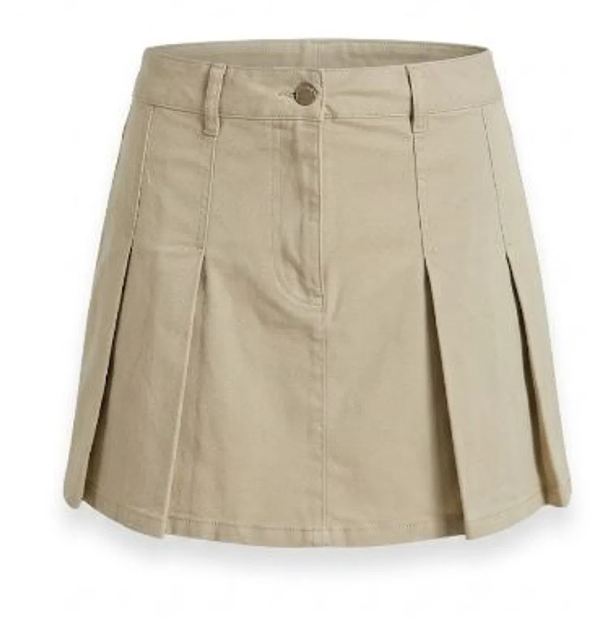 Michael Kors Stone Beige Pleated Panels Skirts
