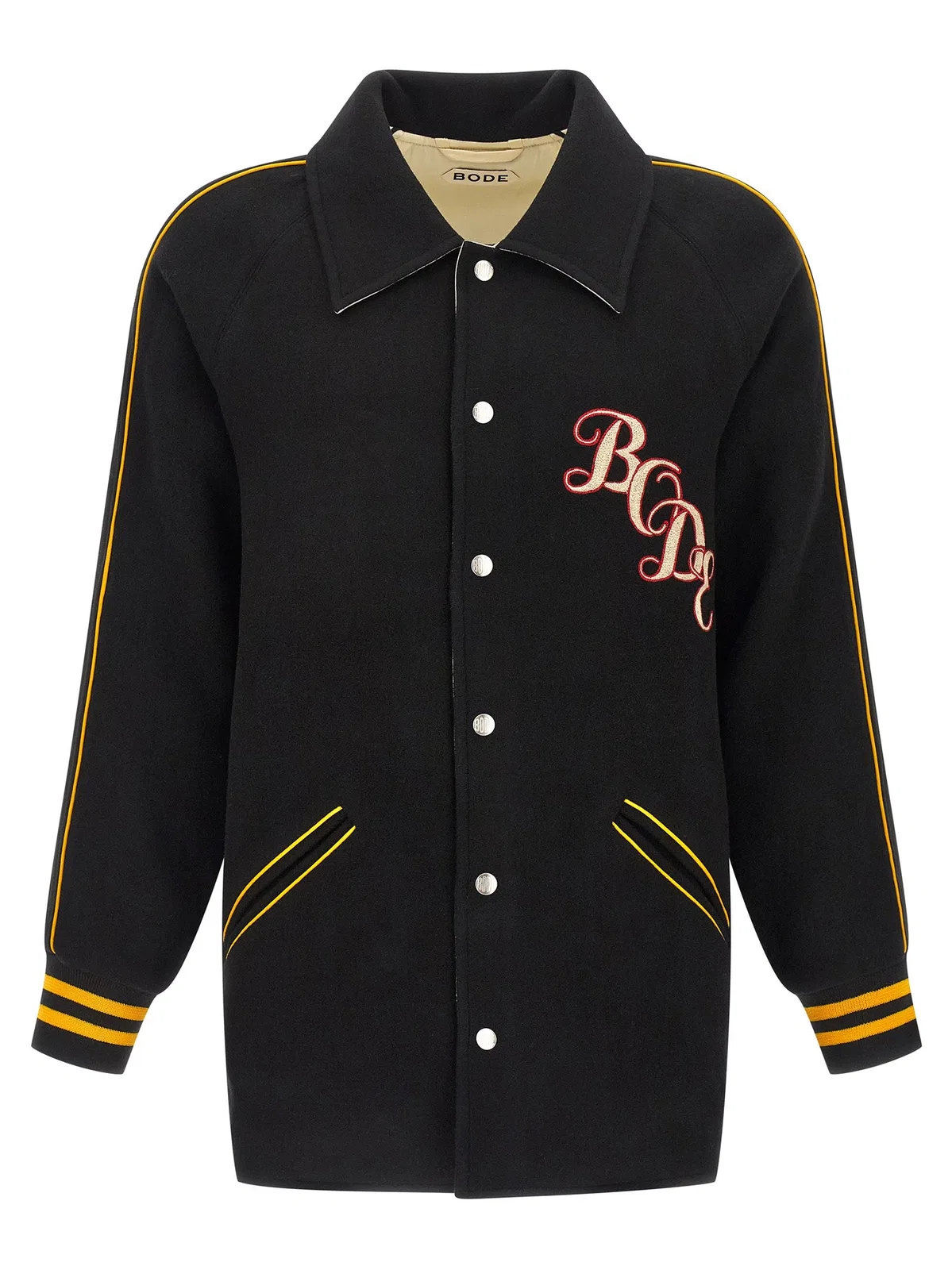 Bode 'Monogram Snap' Reversible Jacket