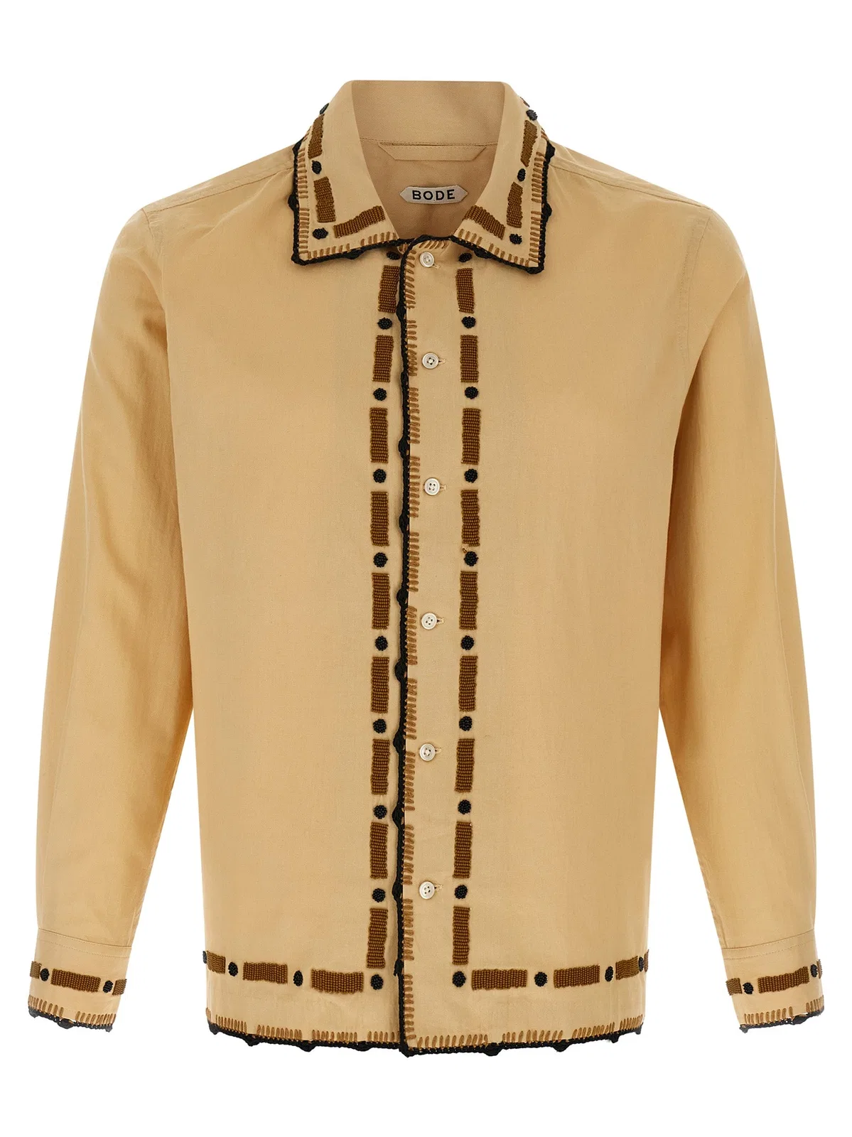 Bode 'Beaded Ryegrass' Shirt