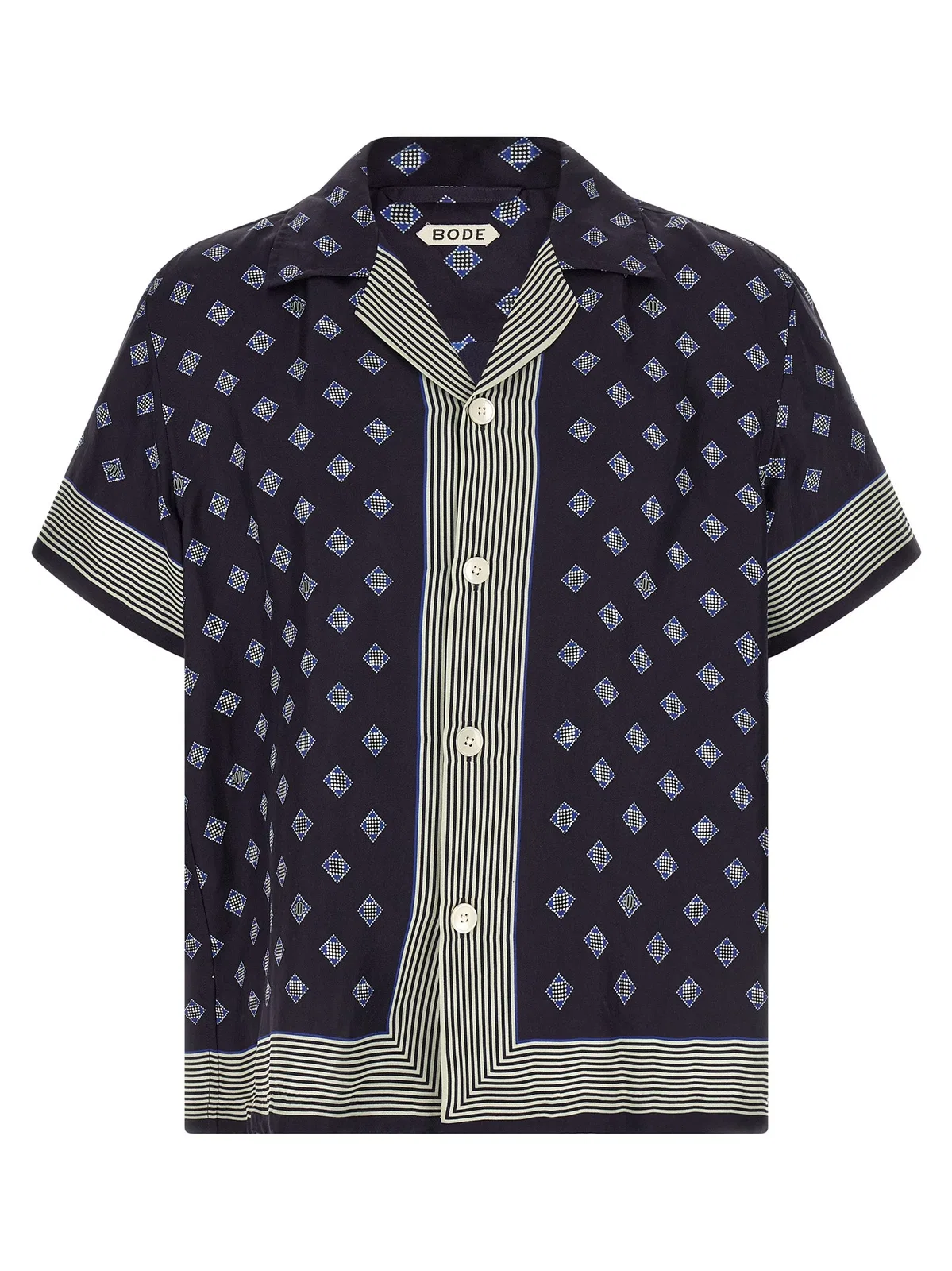 Bode 'Foyer Diamond' Shirt