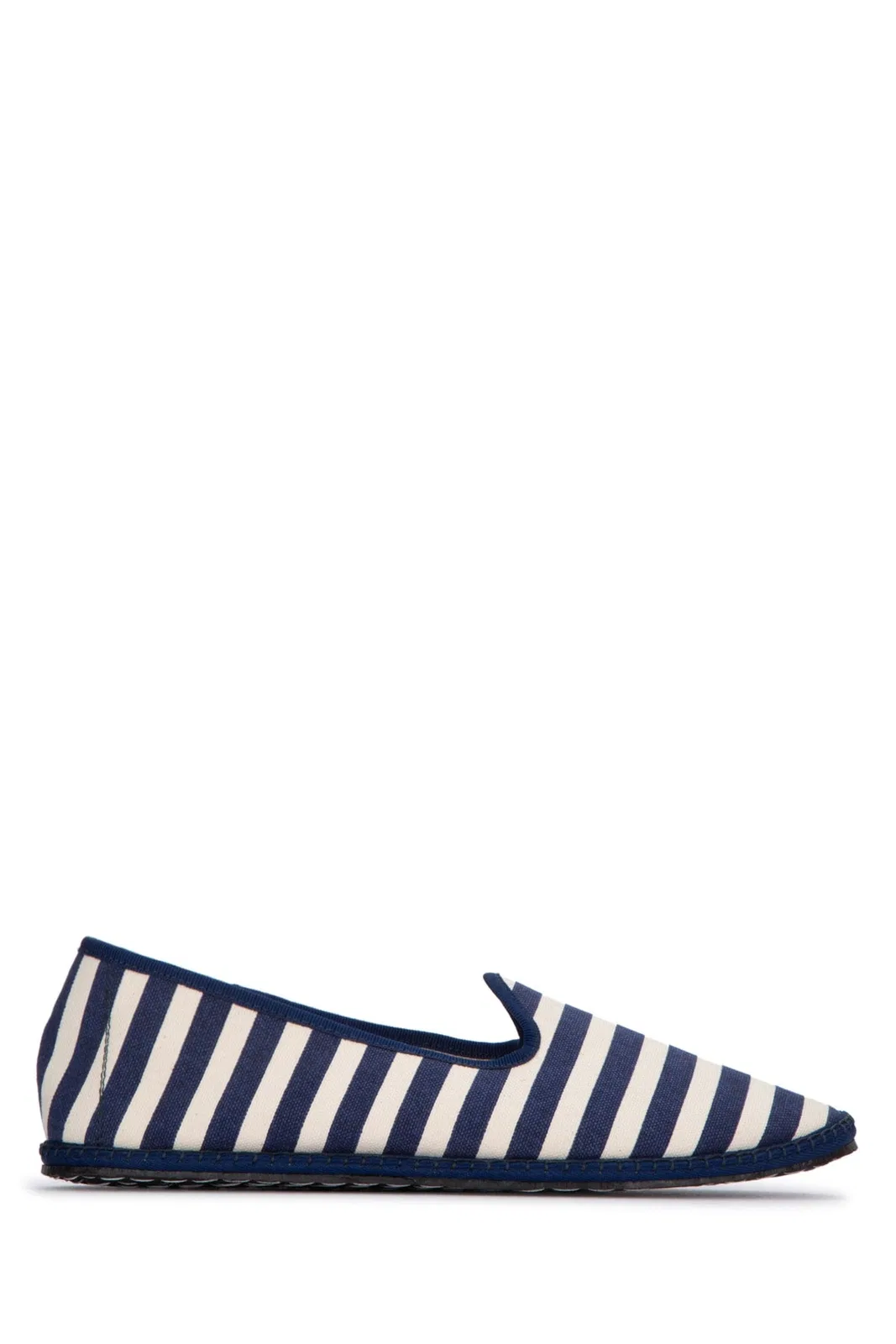 Vibi Venezia Stripped Slip On Ballerinas