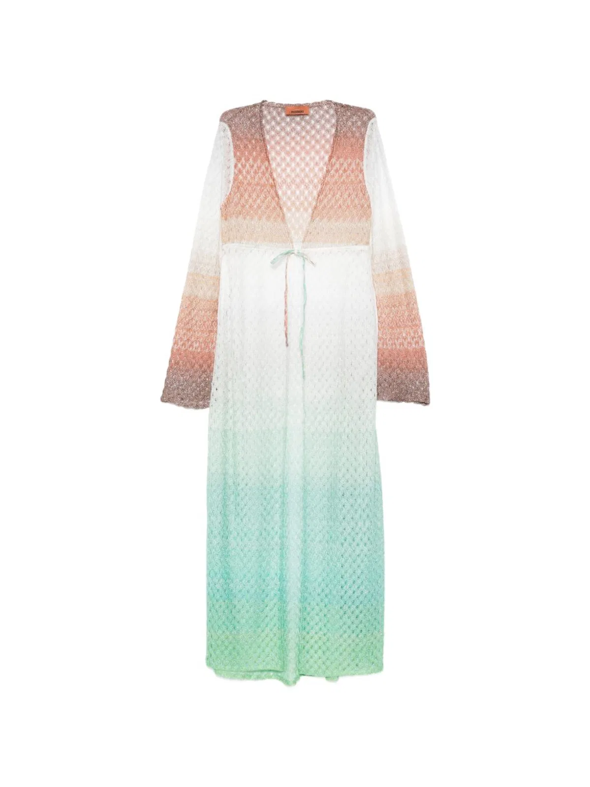 Missoni Green Multicolour Tie Fastenin