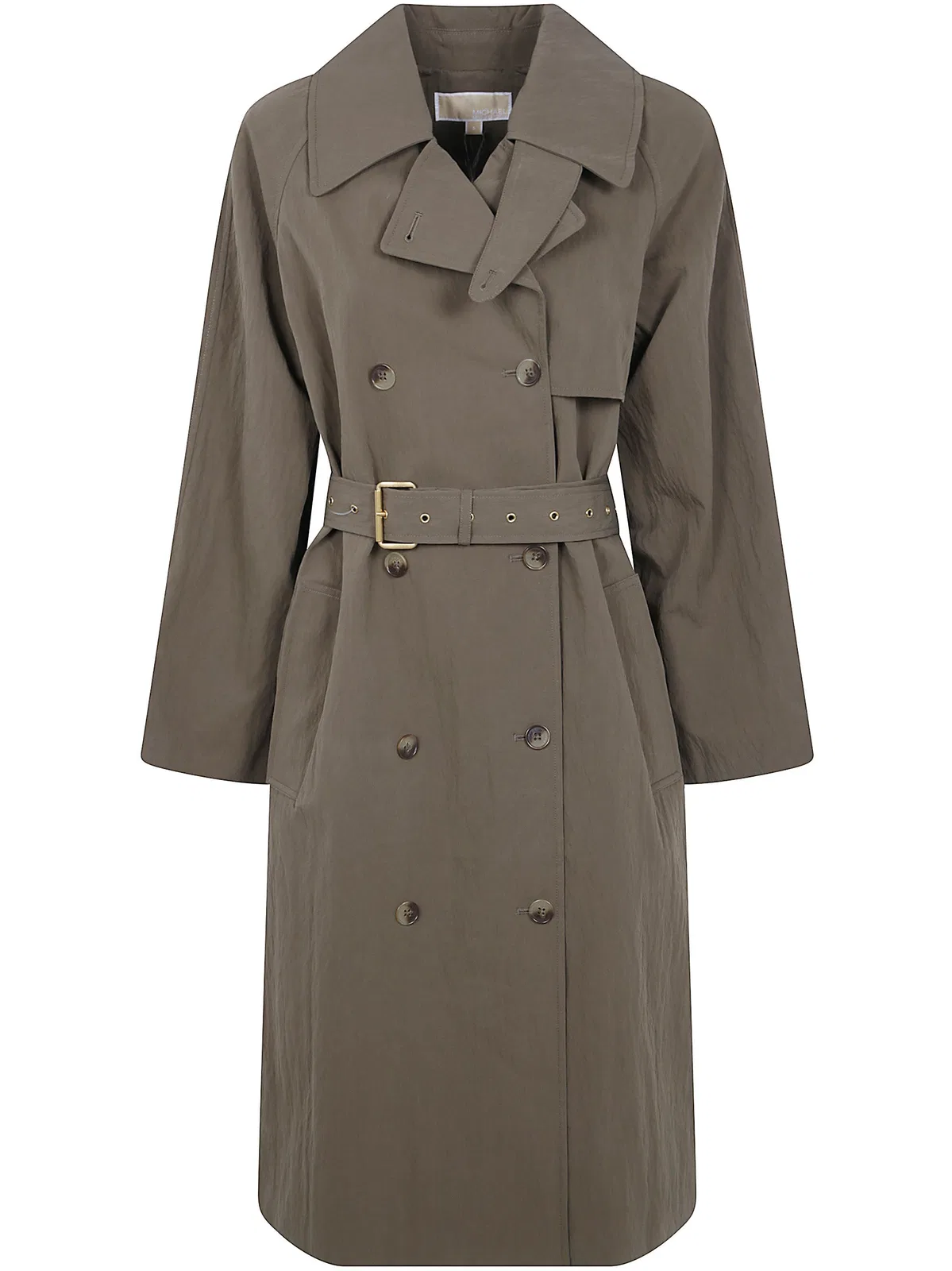 Michael Michael Kors Double Brested Oversize Belted Trench