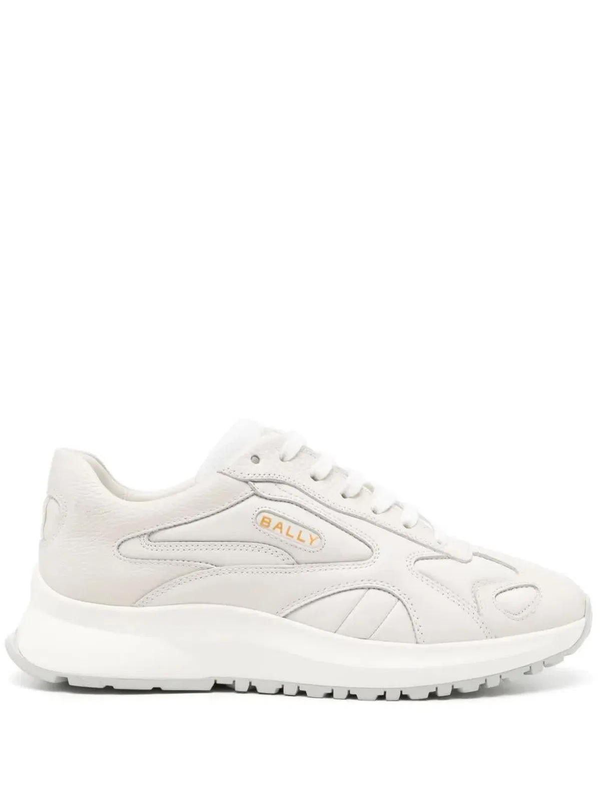 Bally White Calf Leather Sneakers