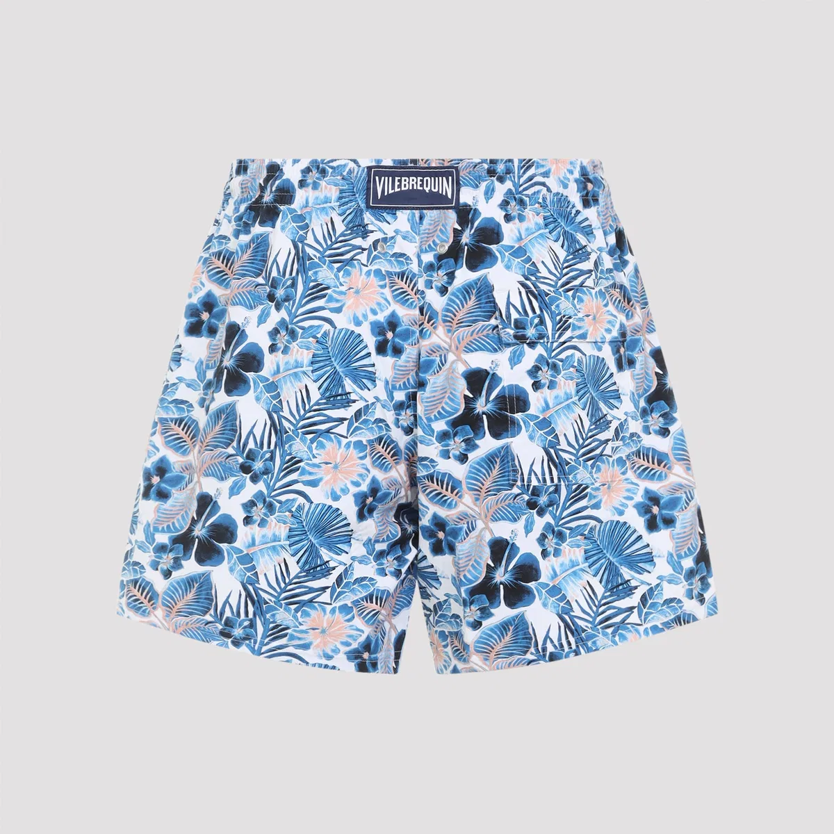 Vilebrequin White Island Flowers Polyamide Swim Shor
