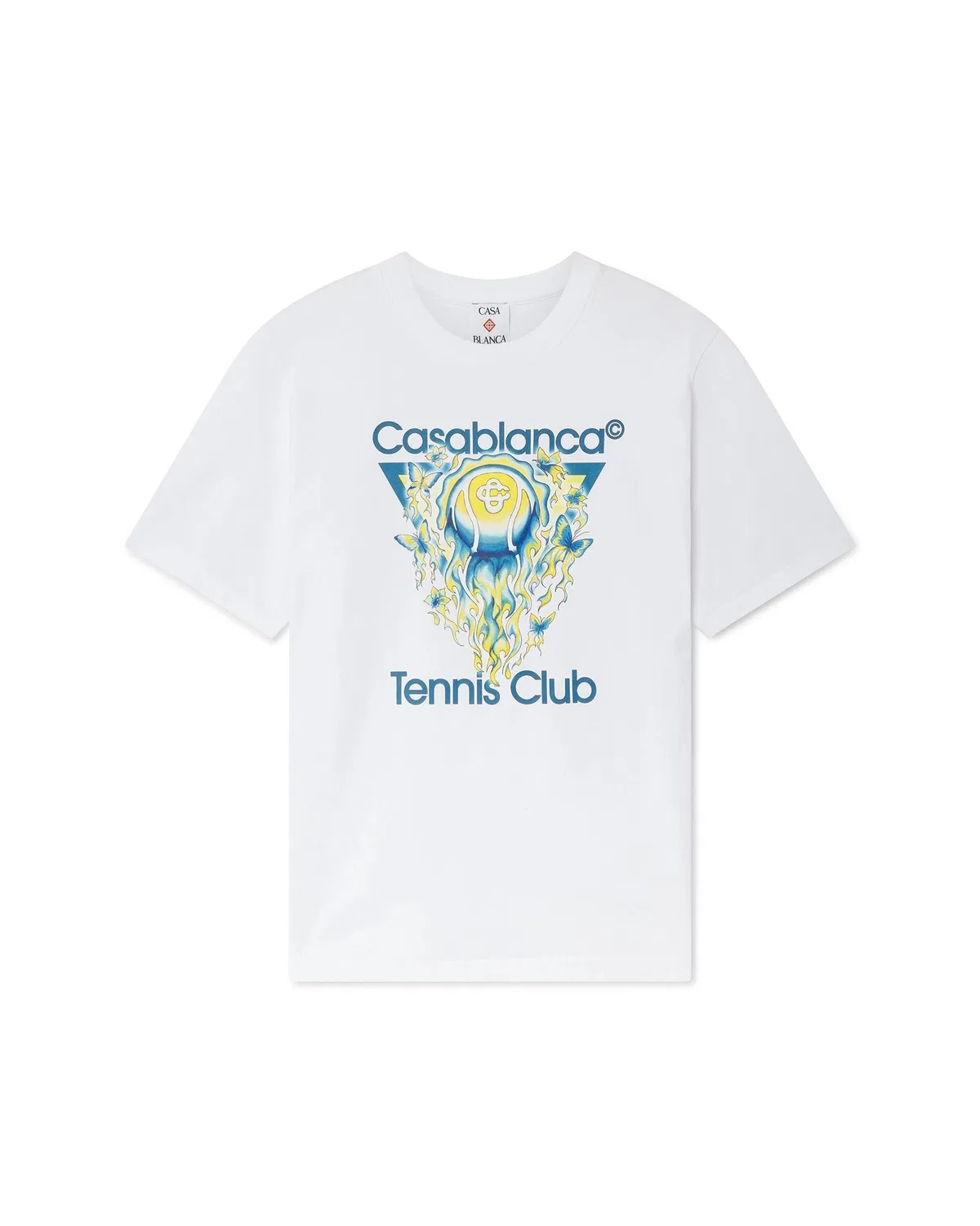 Casablanca Tshirt Bright White Jersey