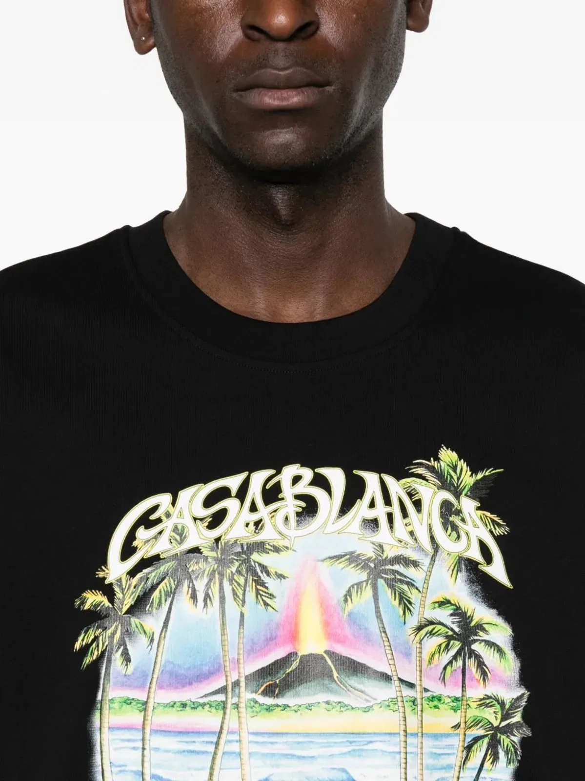 Casablanca Tshirt Black Jersey