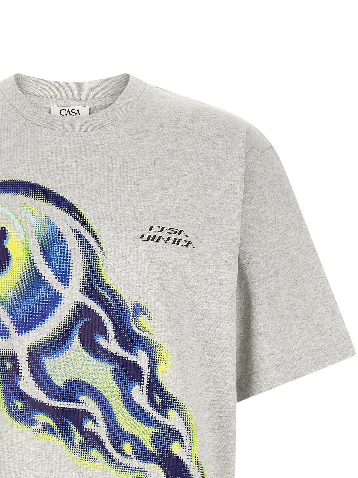 Casablanca 'Flaming Tennis Ball' T-Shirt