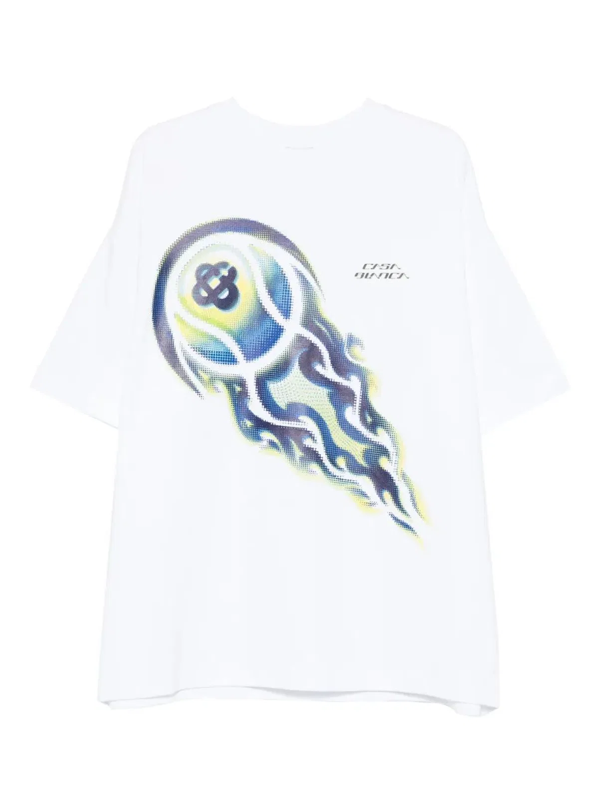 Casablanca Tshirt Bright White Interlock