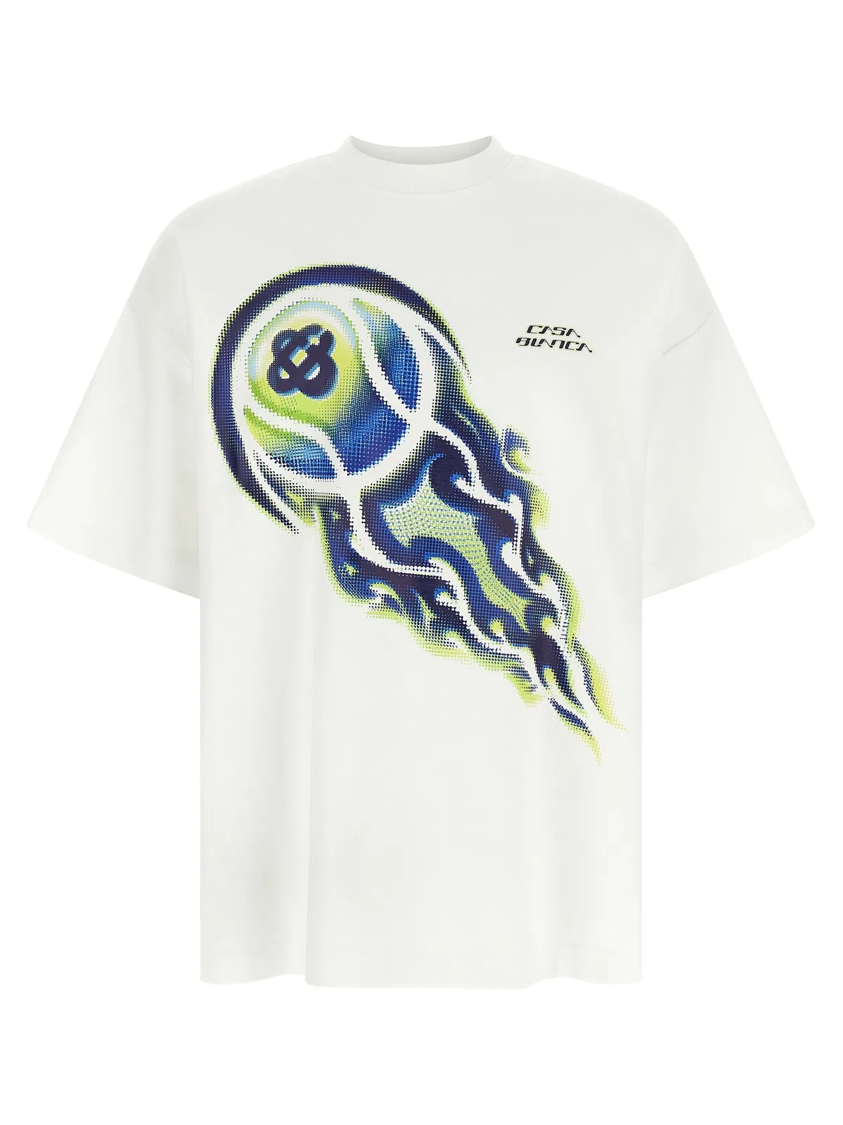 Casablanca 'Flaming Tennis Ball' T-Shirt