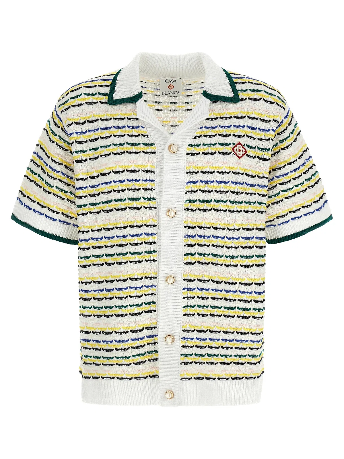 Casablanca 'Tuck Stitch Short Sleeve' Shirt