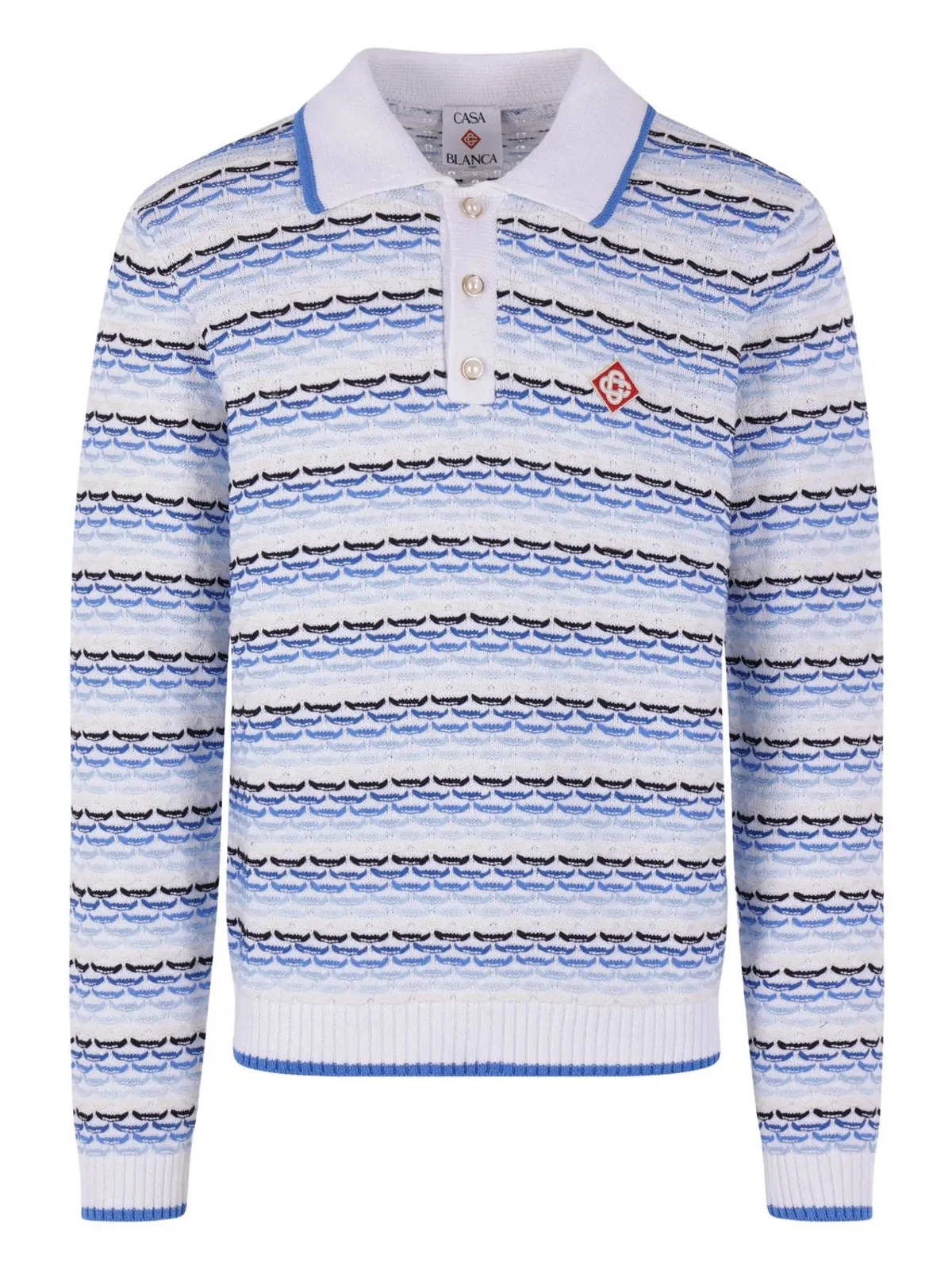 Casablanca Polo Ls Cotton