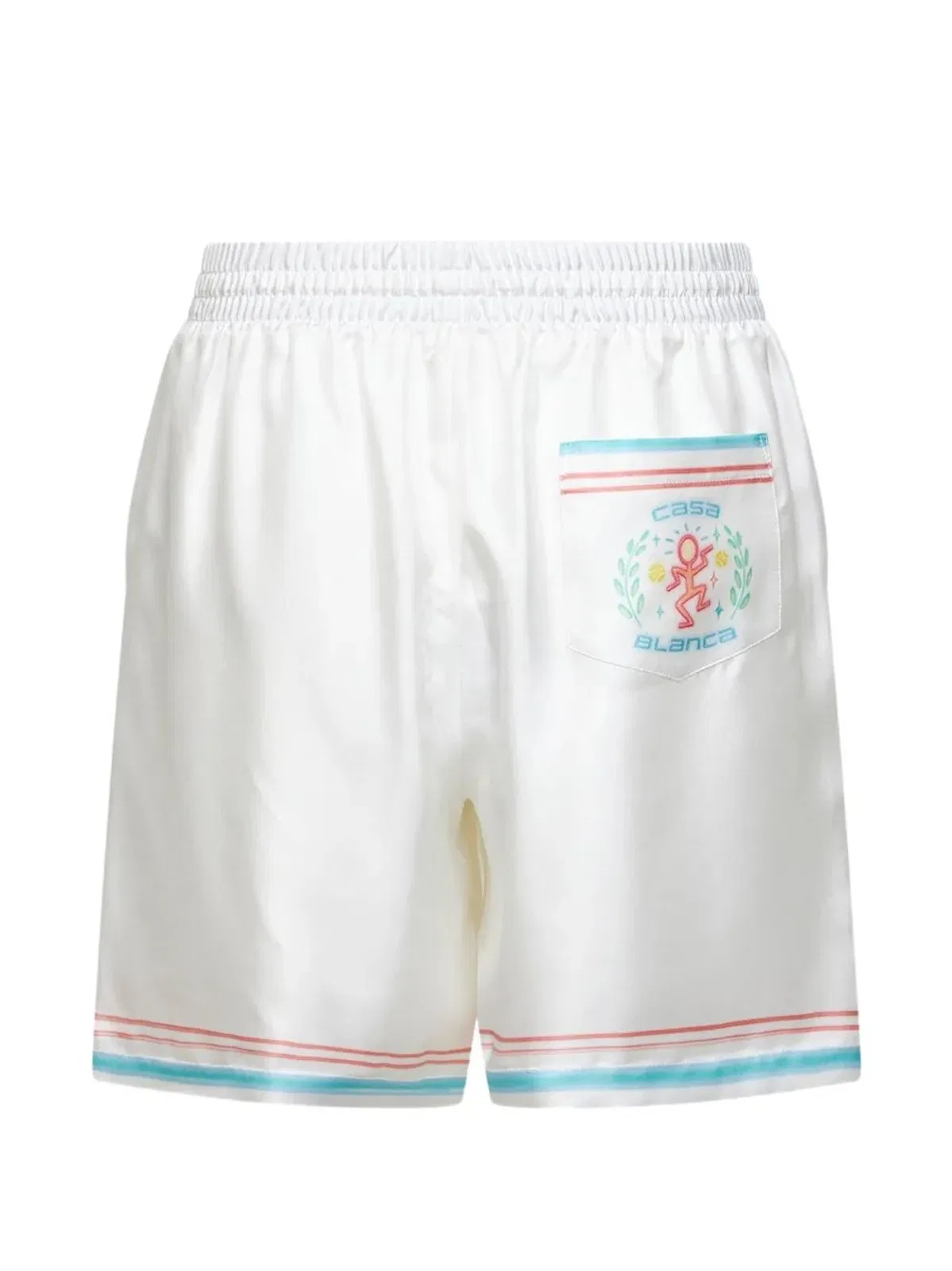 Casablanca Elasticated Striped Shorts