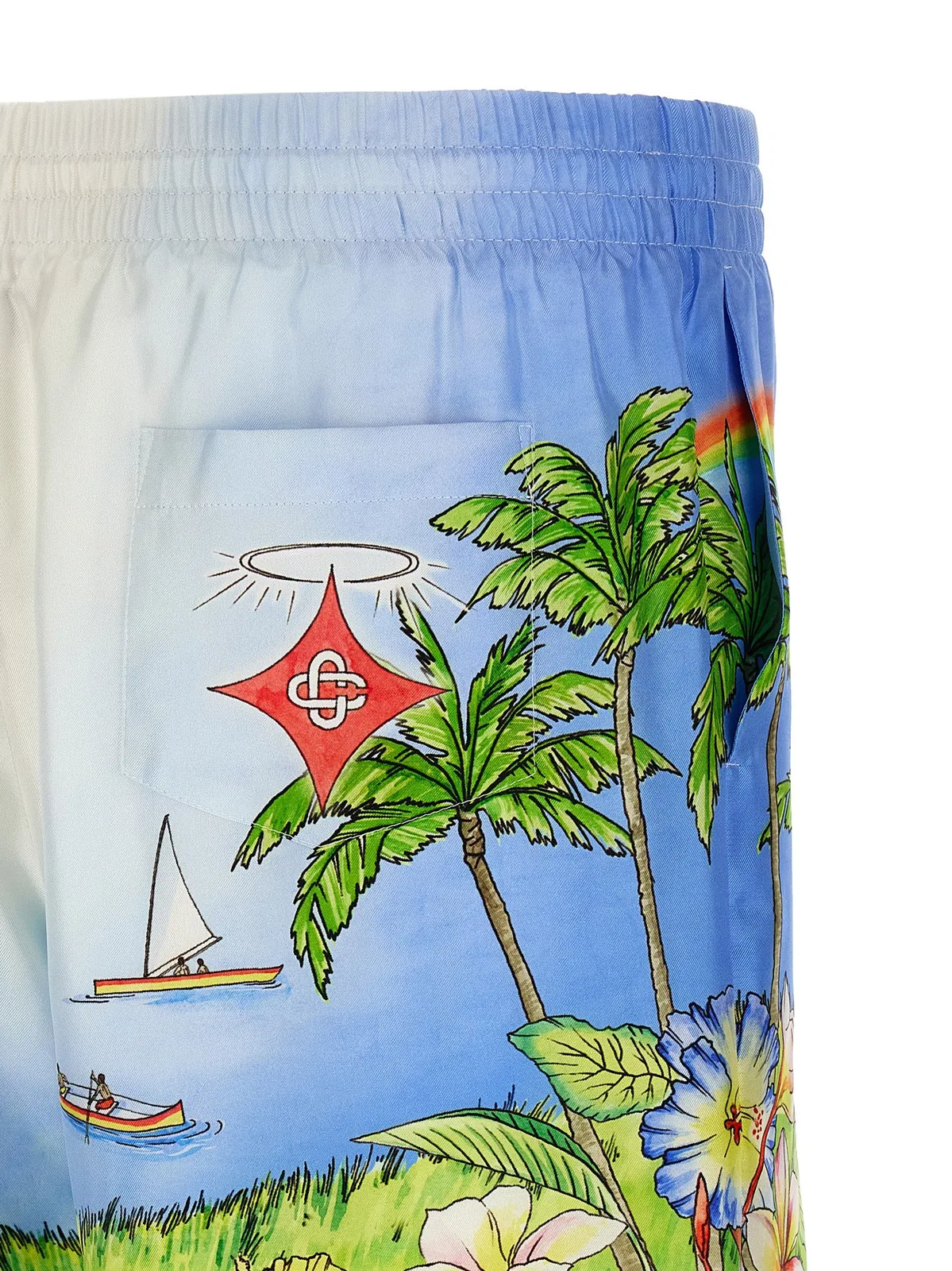 Casablanca 'Aloha' Bermuda Shorts