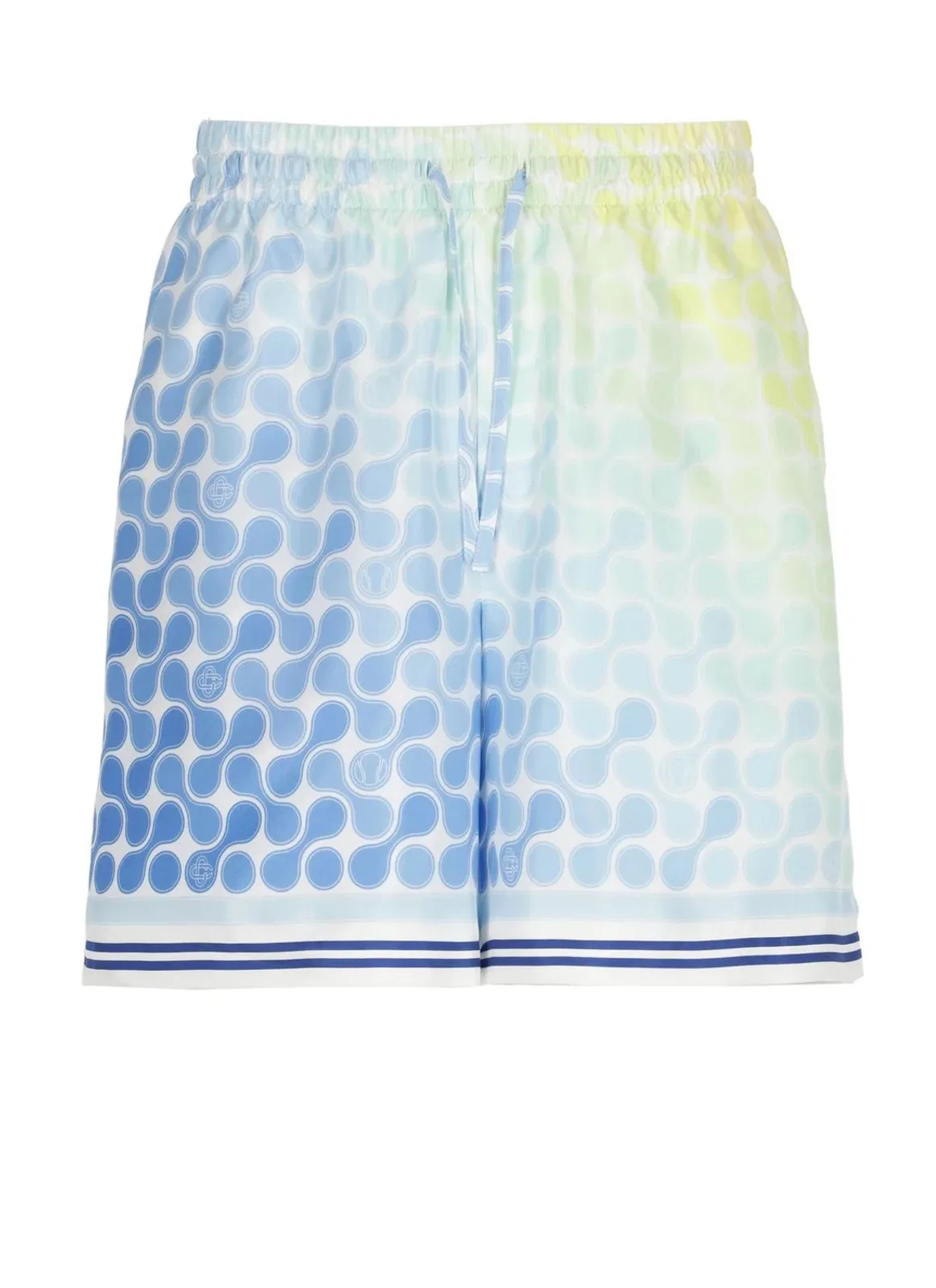 Casablanca Tennis-Tile Pattern Shorts