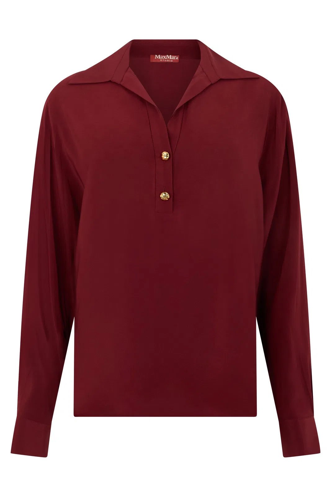 Max Mara Studio Long-Sleeve Polo