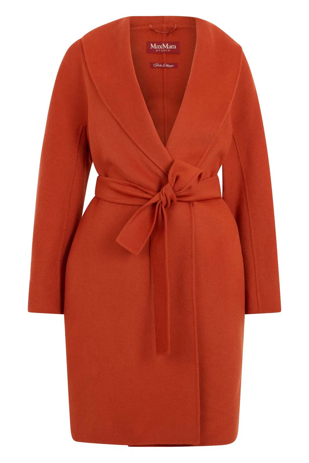 Max Mara Studio Coat In Wool, Cashmere And Silk