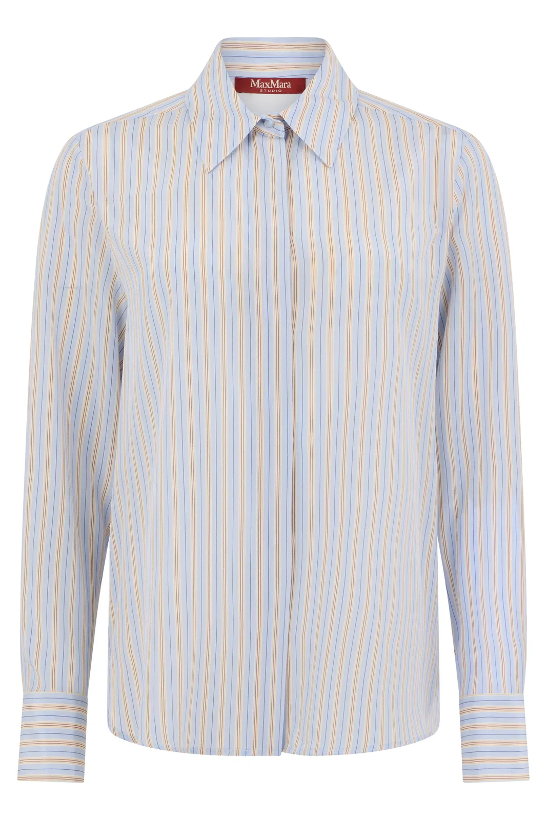 Max Mara Studio Silk Striped Shirt