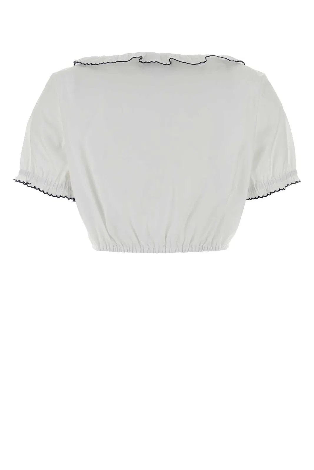 Miu Miu White Poplin Top
