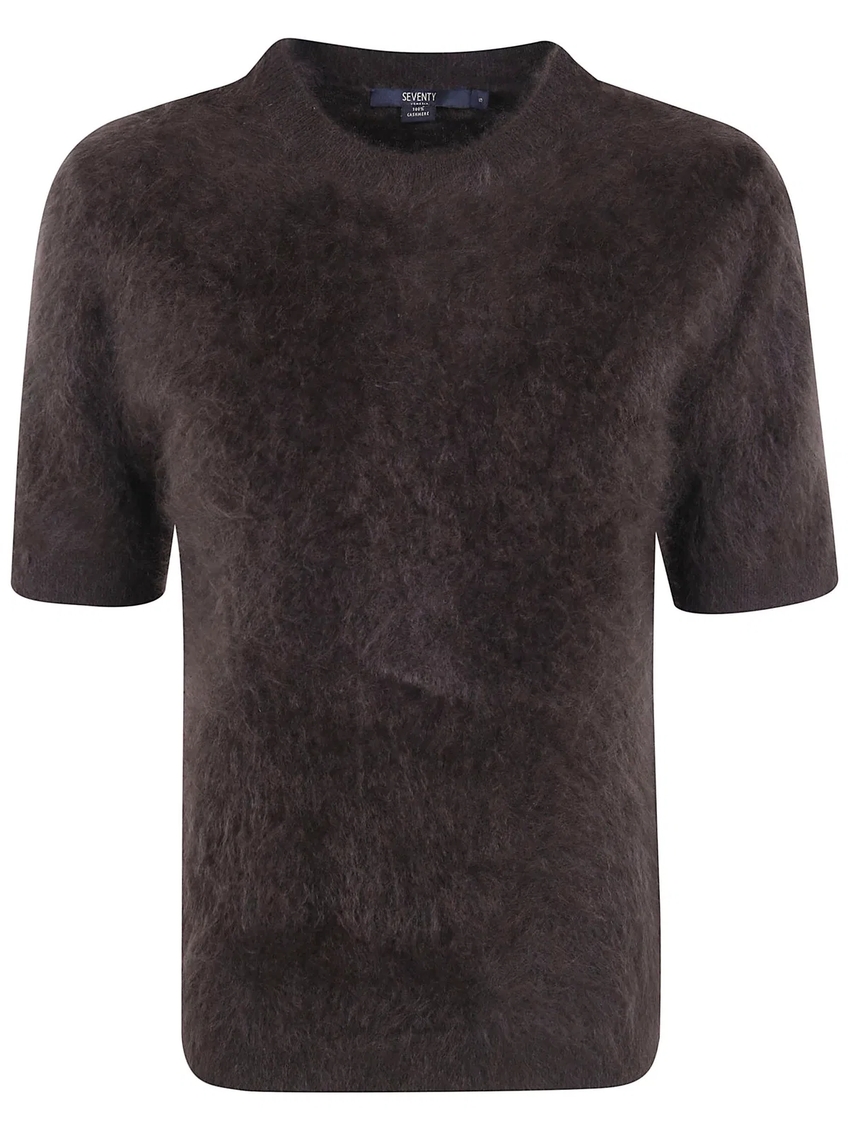 Seventy Cashmere Short Sleeves Round Neck Sweate