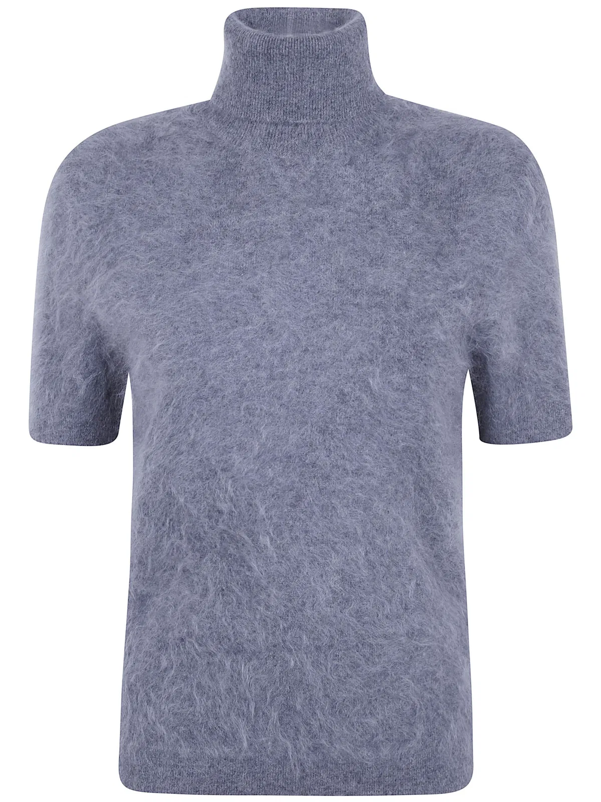 Seventy Cashmere Short Sleeves Turtle Neck Sweat