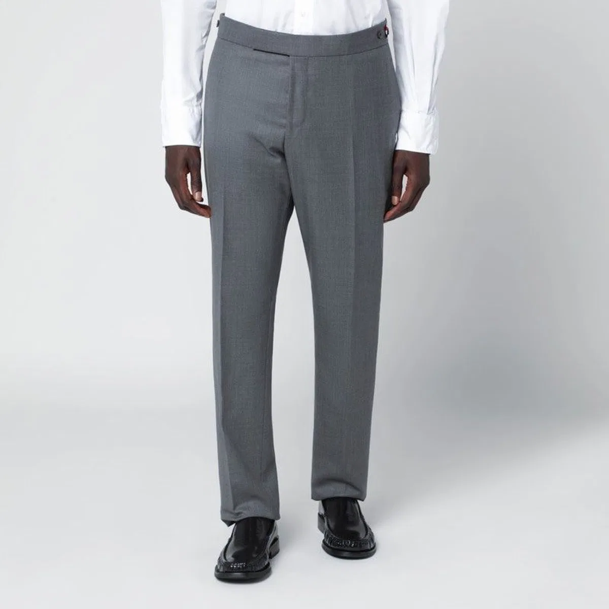 Thom Browne Grey Wool Trousers