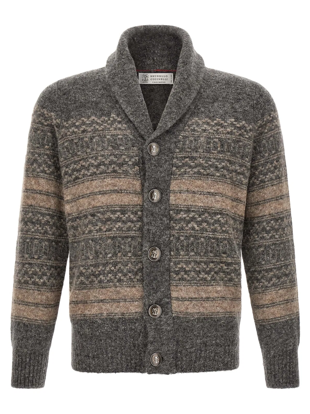 Brunello Cucinelli 'Nordic Jacquard' Cardigan
