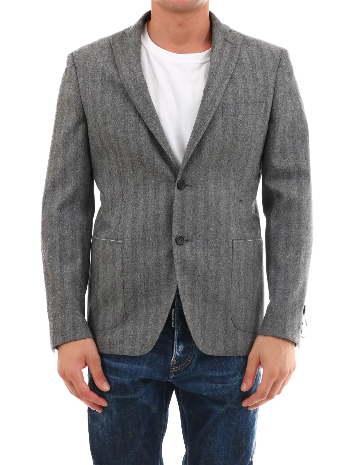 Tonello Gray Wool Jacket