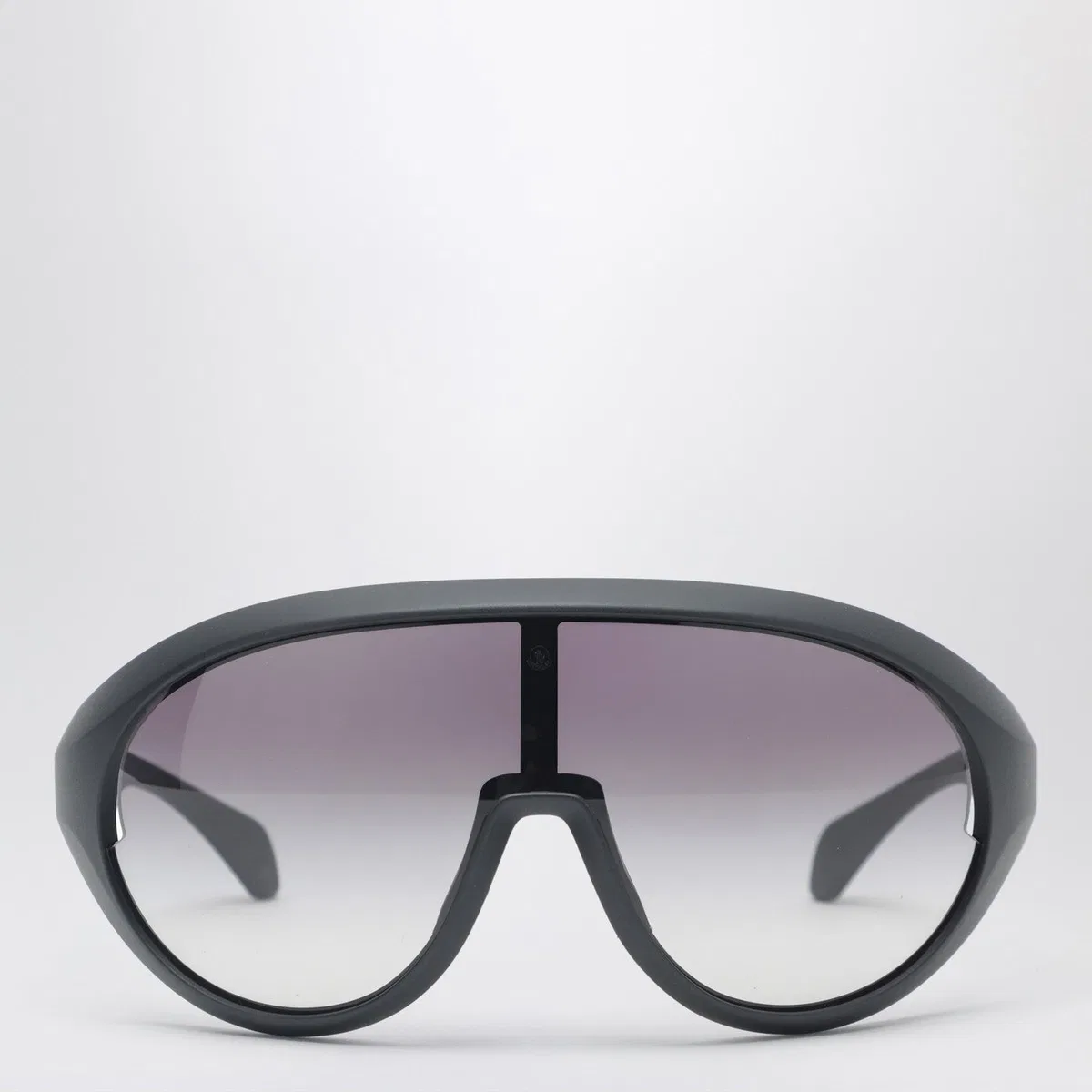 Moncler + rick owens Black Visor Sunglasses