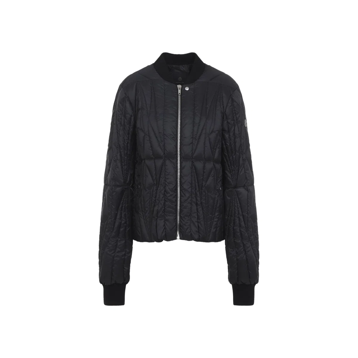 Moncler Rick Owens Black Geocamo Flight Jacket