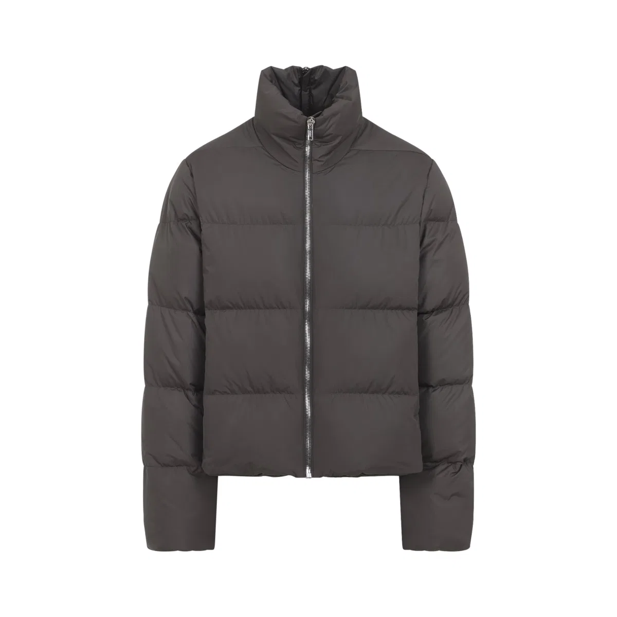 Moncler Rick Owens Mudcolored Zipup Down Jacket