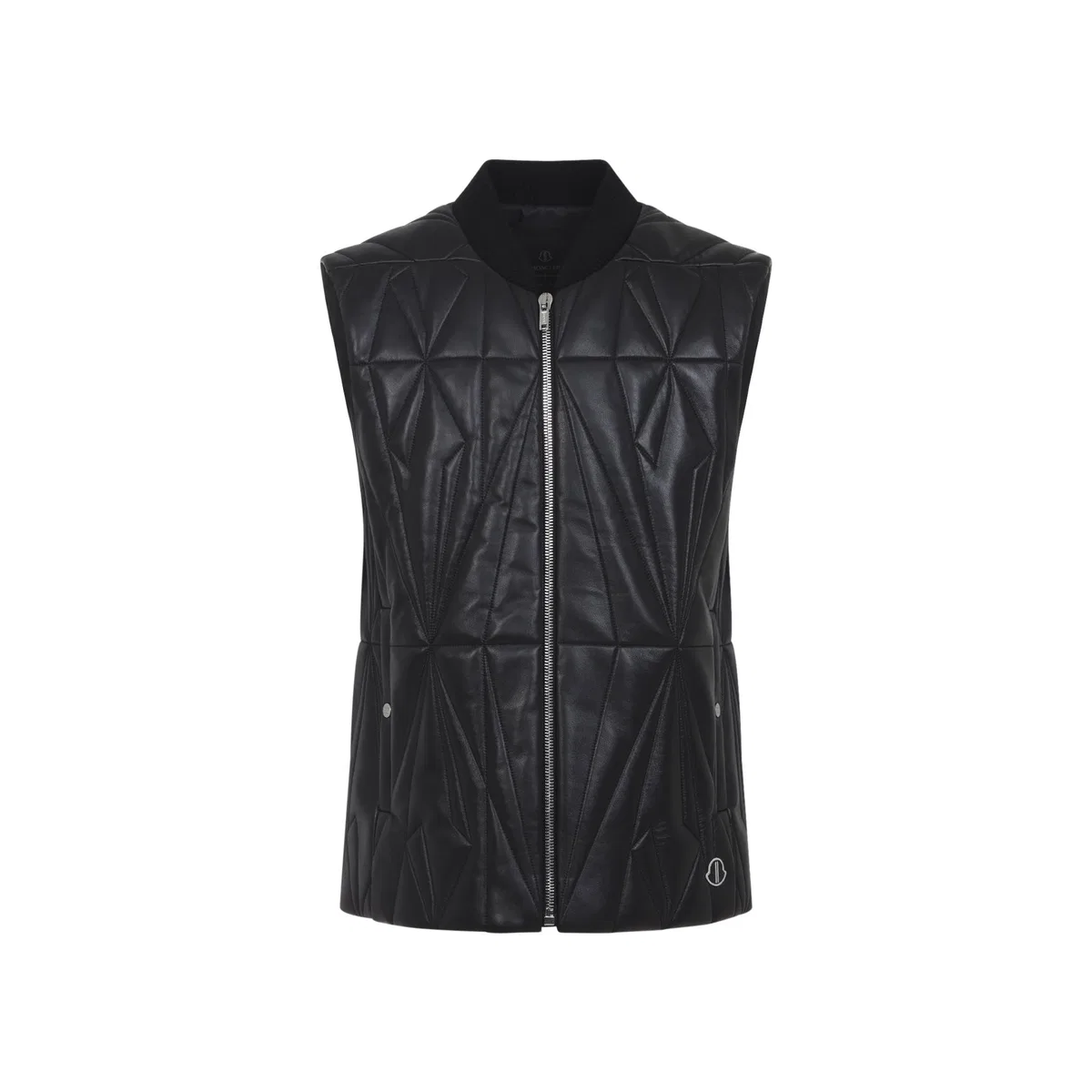 Moncler Rick Owens Black Geocamo Flight Vest