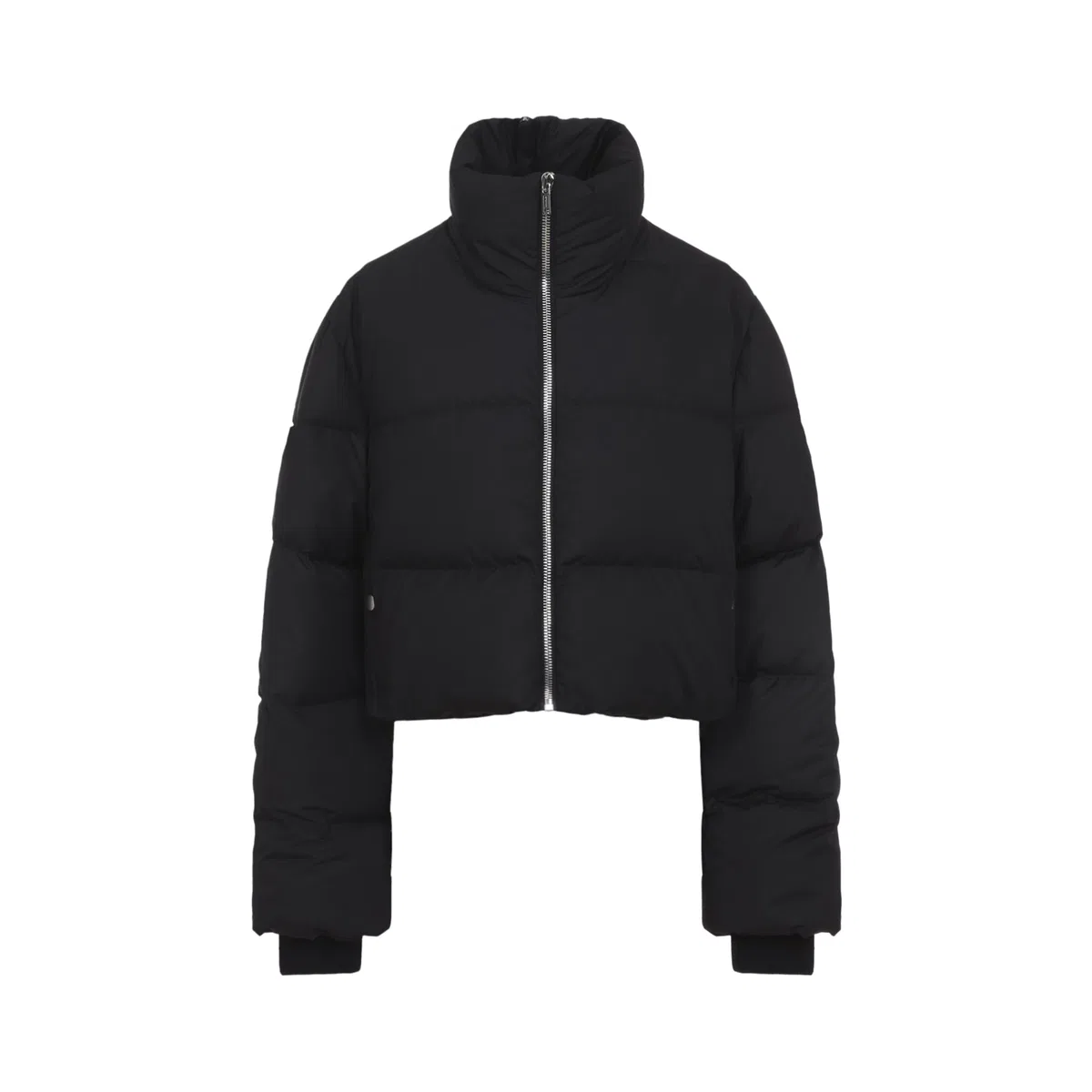 Moncler Rick Owens Black Cropped Cyclopic Jacket