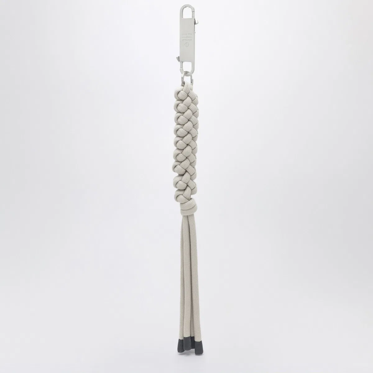 Moncler + rick owens Interwoven Key Holder In Pearl Color