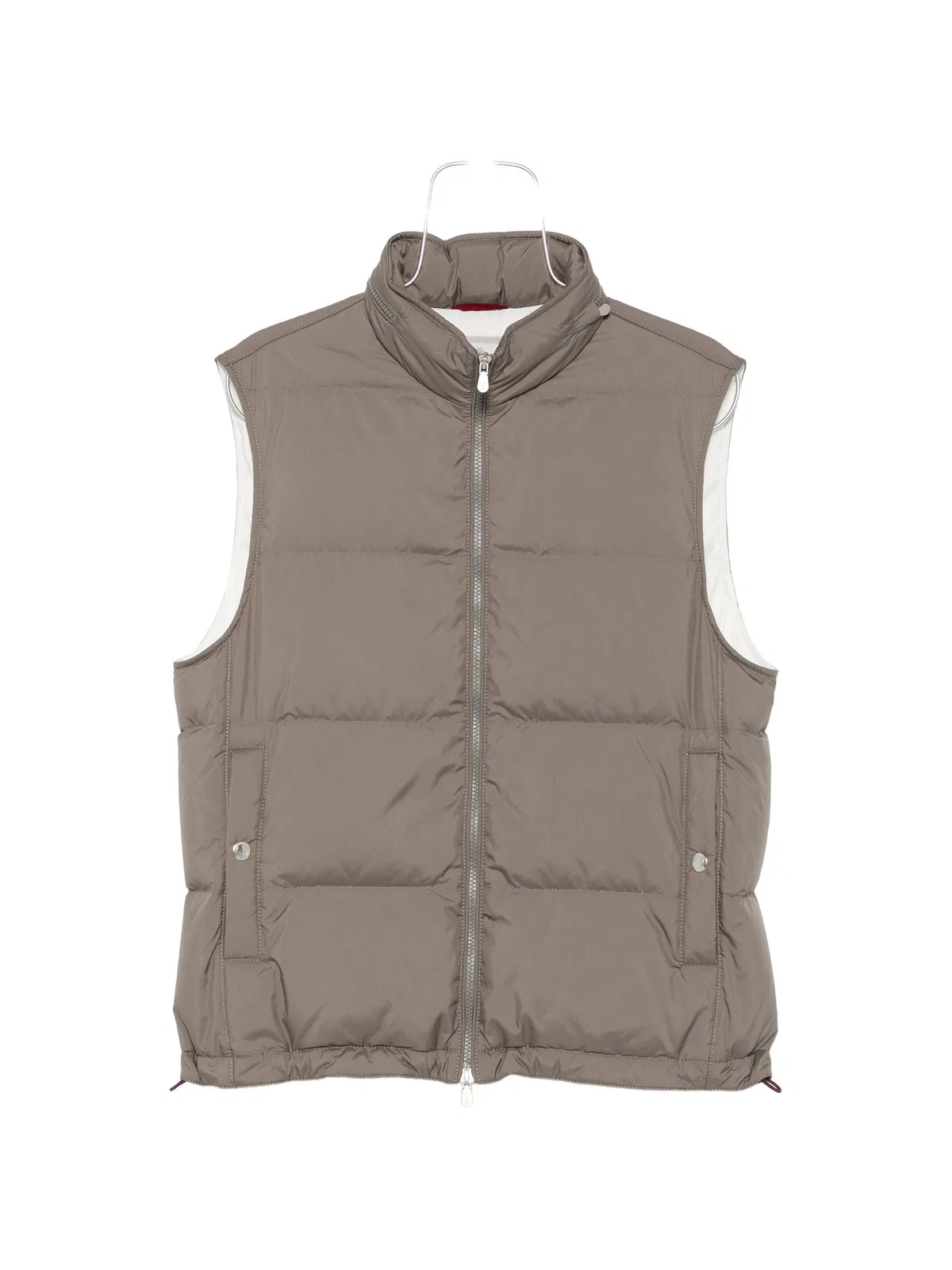 Brunello Cucinelli Lightweight Techno-Fabric Down Vest With
