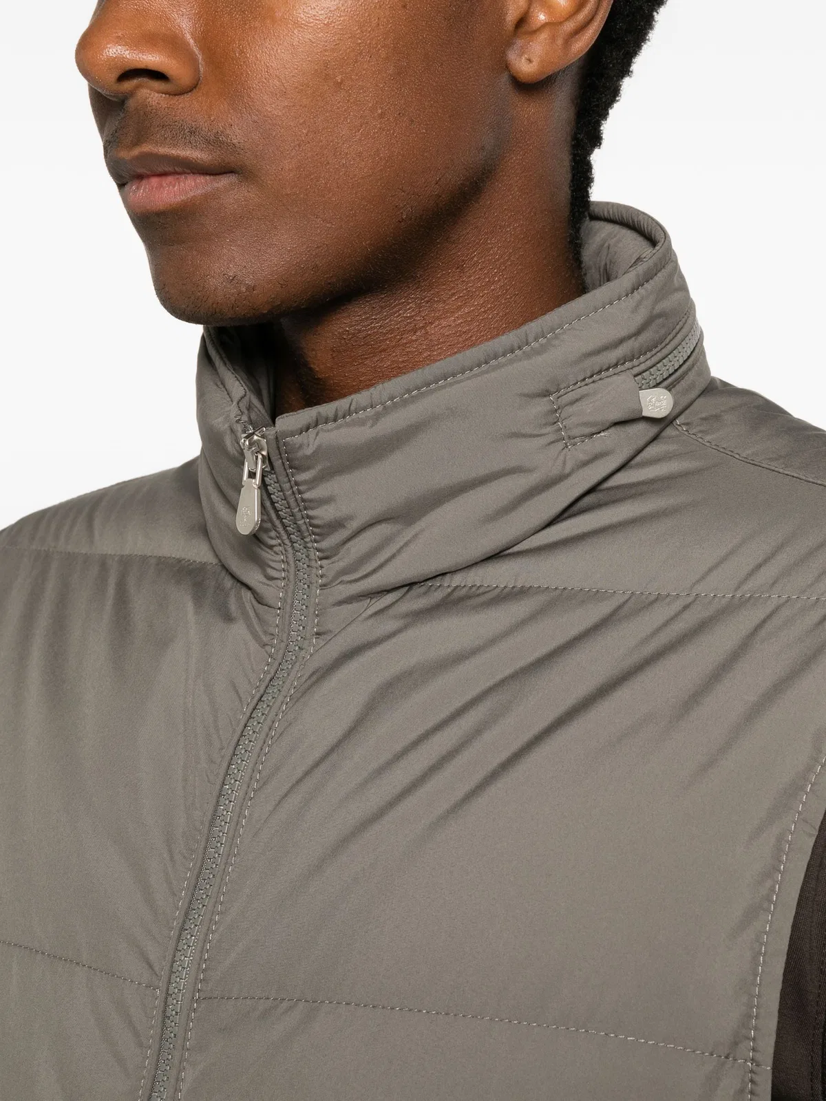 Brunello Cucinelli Lightweight Techno-Fabric Down Vest With