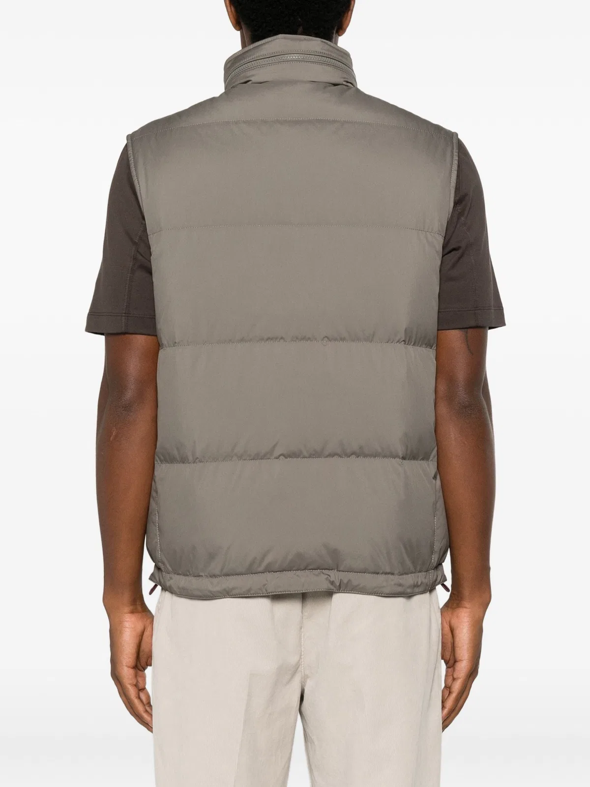 Brunello Cucinelli Lightweight Techno-Fabric Down Vest With