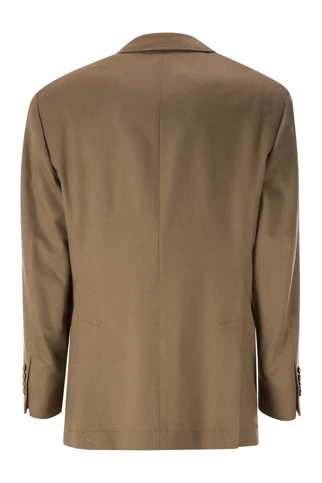 Brunello Cucinelli Double-Breasted Pure Camel Hair Blazer W
