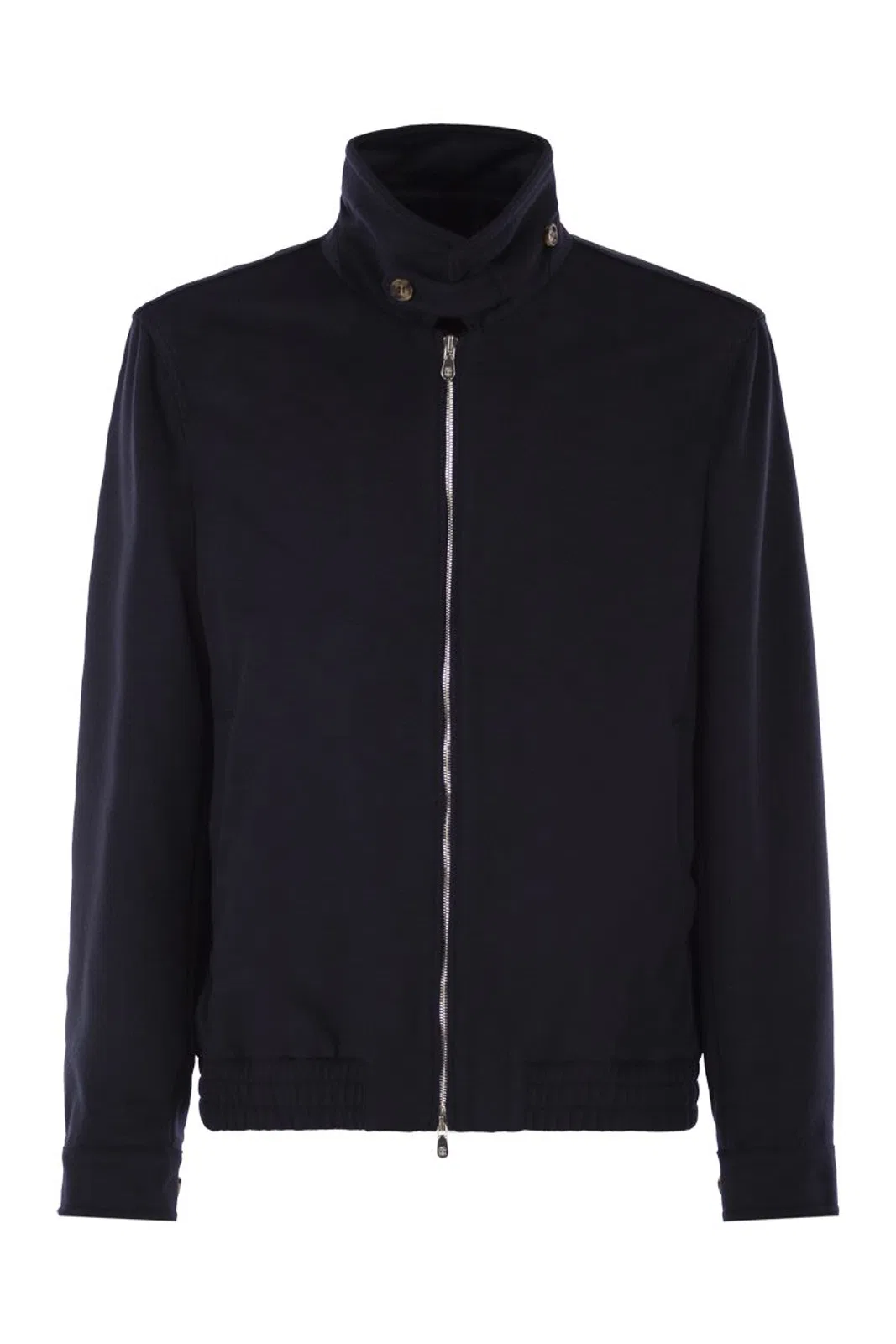 Brunello Cucinelli Virgin Wool Bomber Jacket With Stand Col