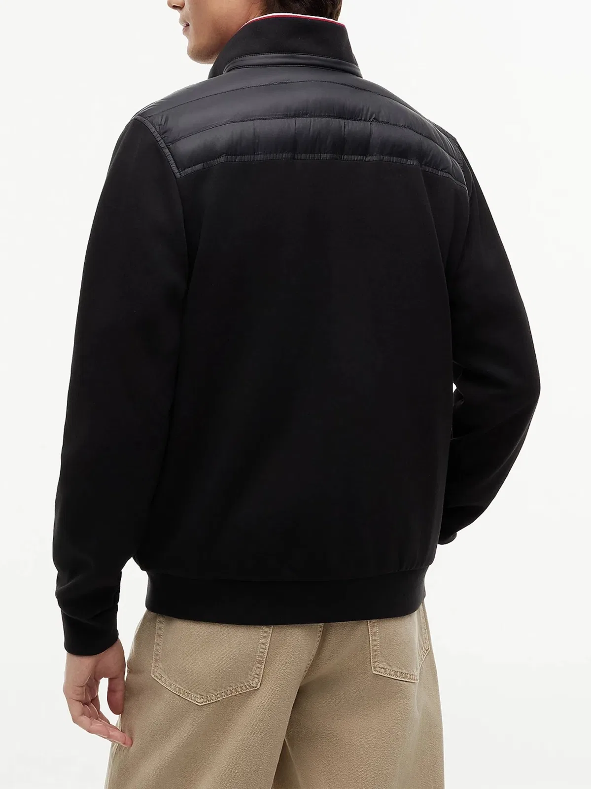 Tommy Hilfiger Mix Media Ess Rwb Stand Collar