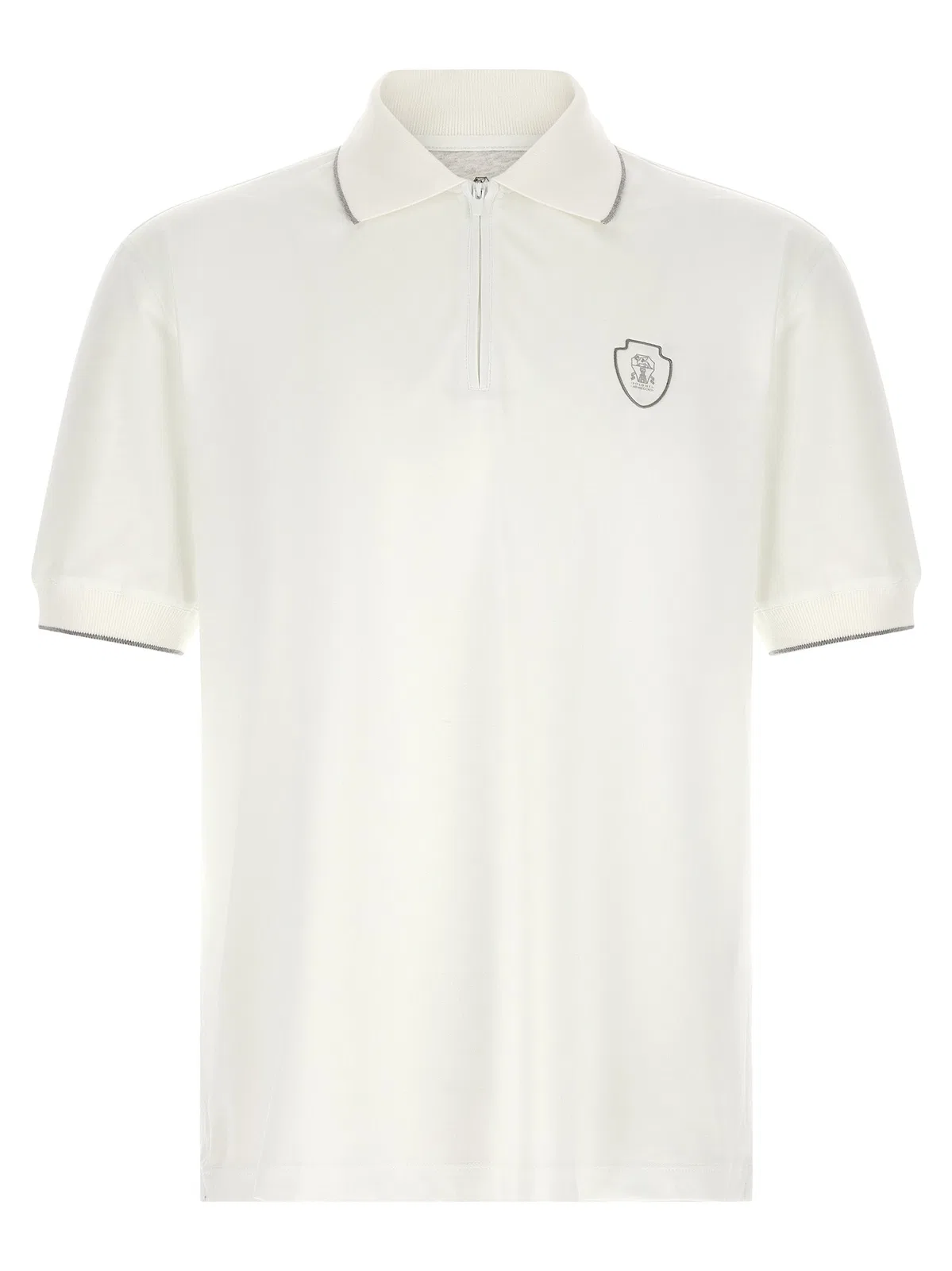 Brunello Cucinelli Techno Piquet Polo Shirt