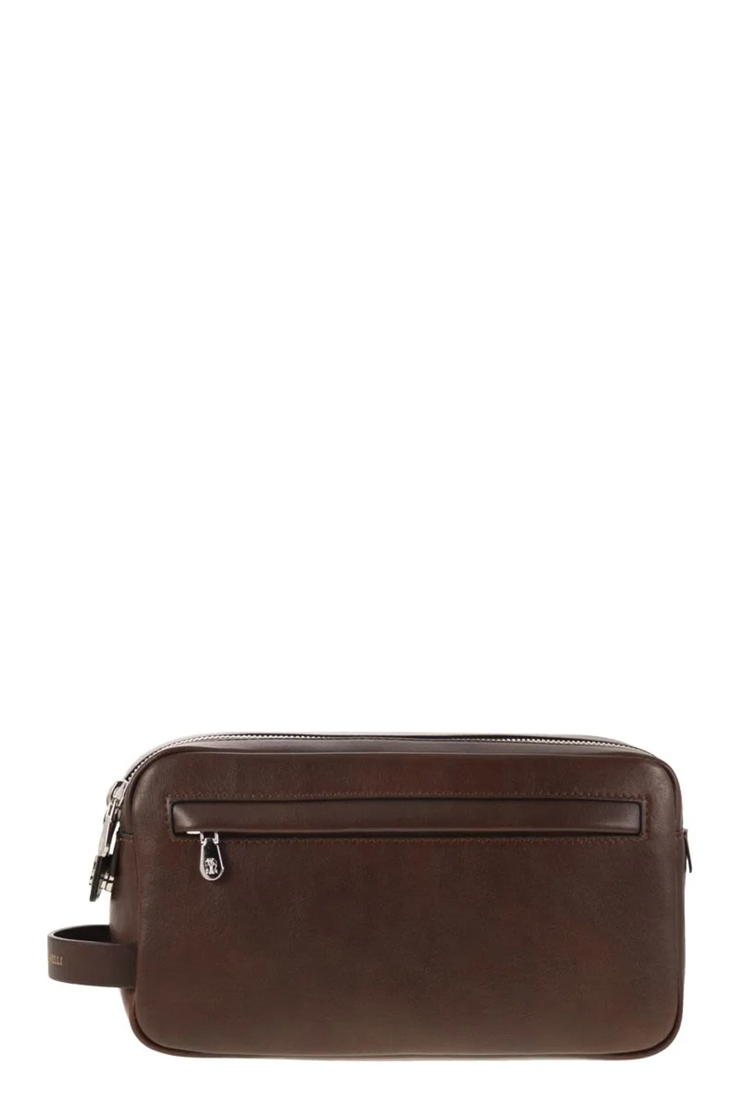 Brunello Cucinelli Leather Beauty Case With Double Zip