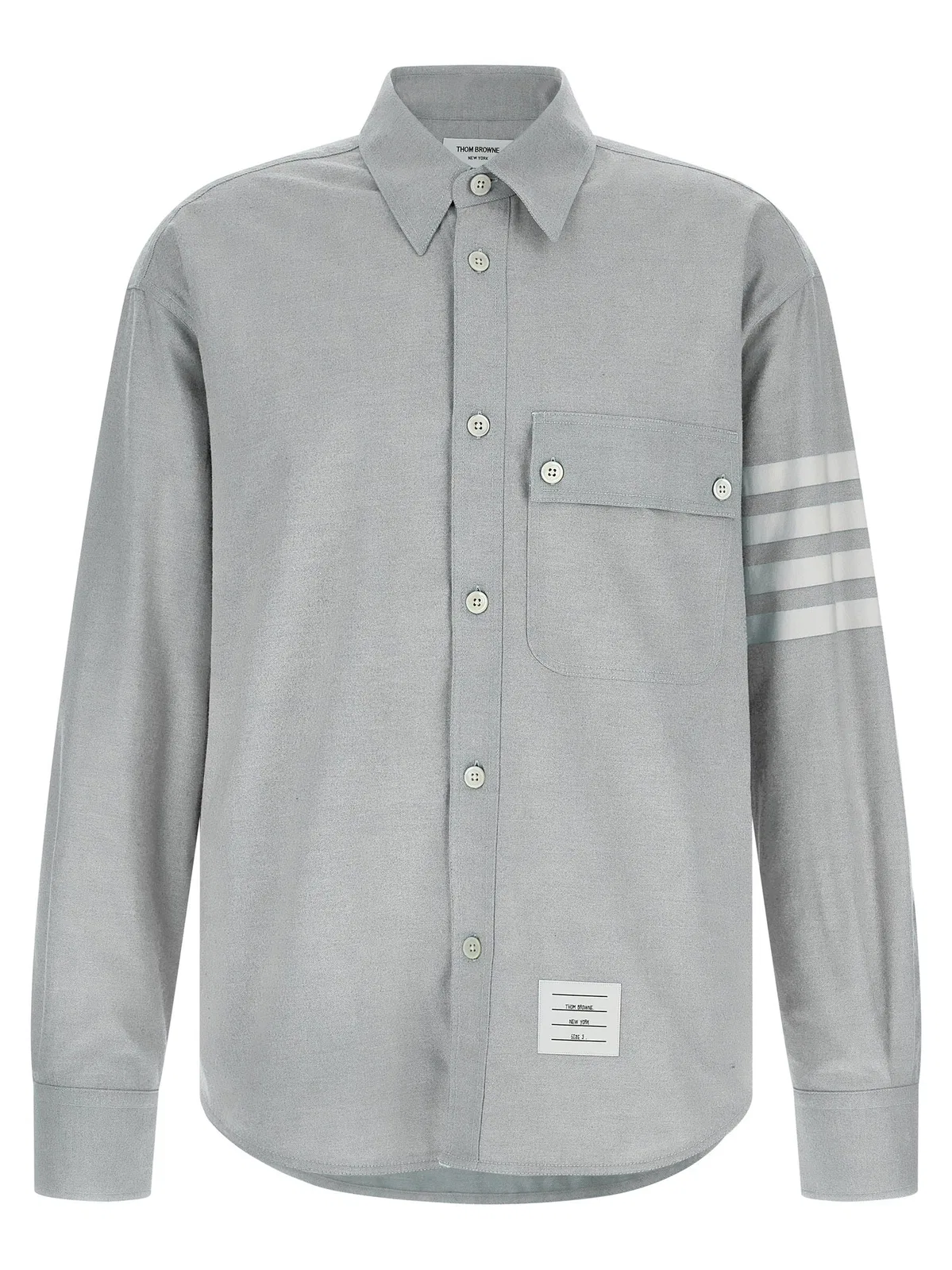 Thom Browne '4Bar' Flannel Shirt